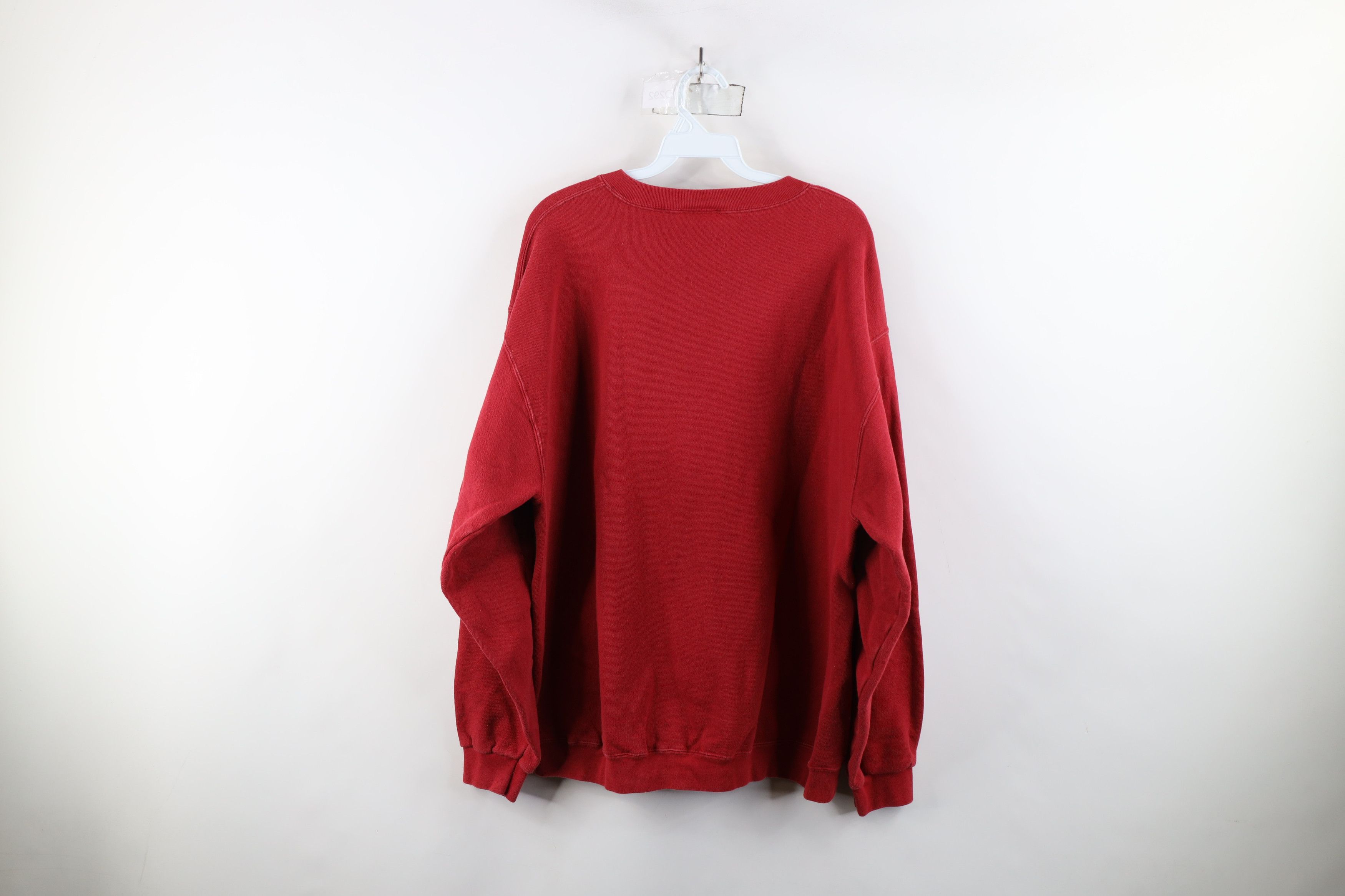 Fossil × Vintage Vintage 90s Fossil Watch Spell Crewneck Sweatshirt Red USA Size US M / EU 48-50 / 2 - 11 Thumbnail