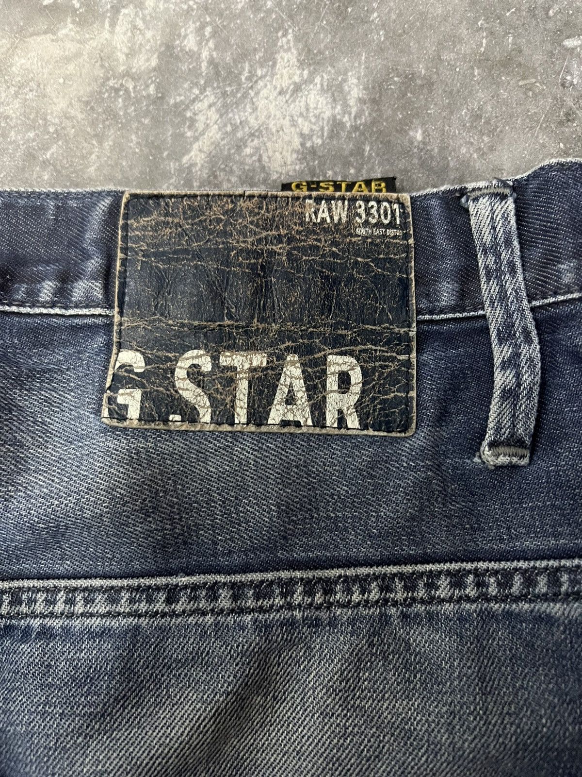 G-Star × Japanese Brand G STAR RAW CURVE LEG DISTRESSED DENIM PANT Size US 34 / EU 50 - 8 Thumbnail