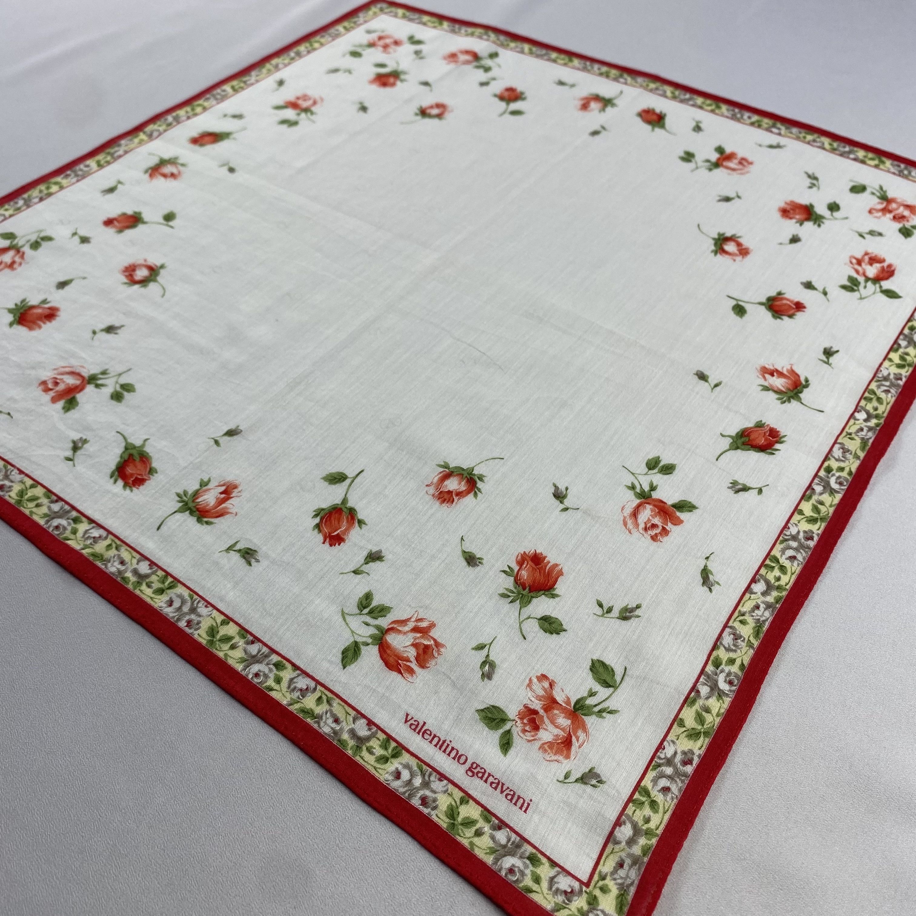 Valentino × Vintage Valentino Garavani Bandana/ Handkerchief / Neckerchief-P1198 Size ONE SIZE - 2 Thumbnail