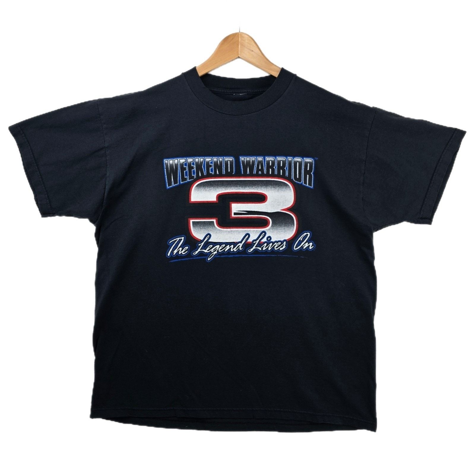NASCAR Vintage Dale Earnhardt Shirt XL Black #3 Weekend Warrior Size US XL / EU 56 / 4 - 1 Thumbnail