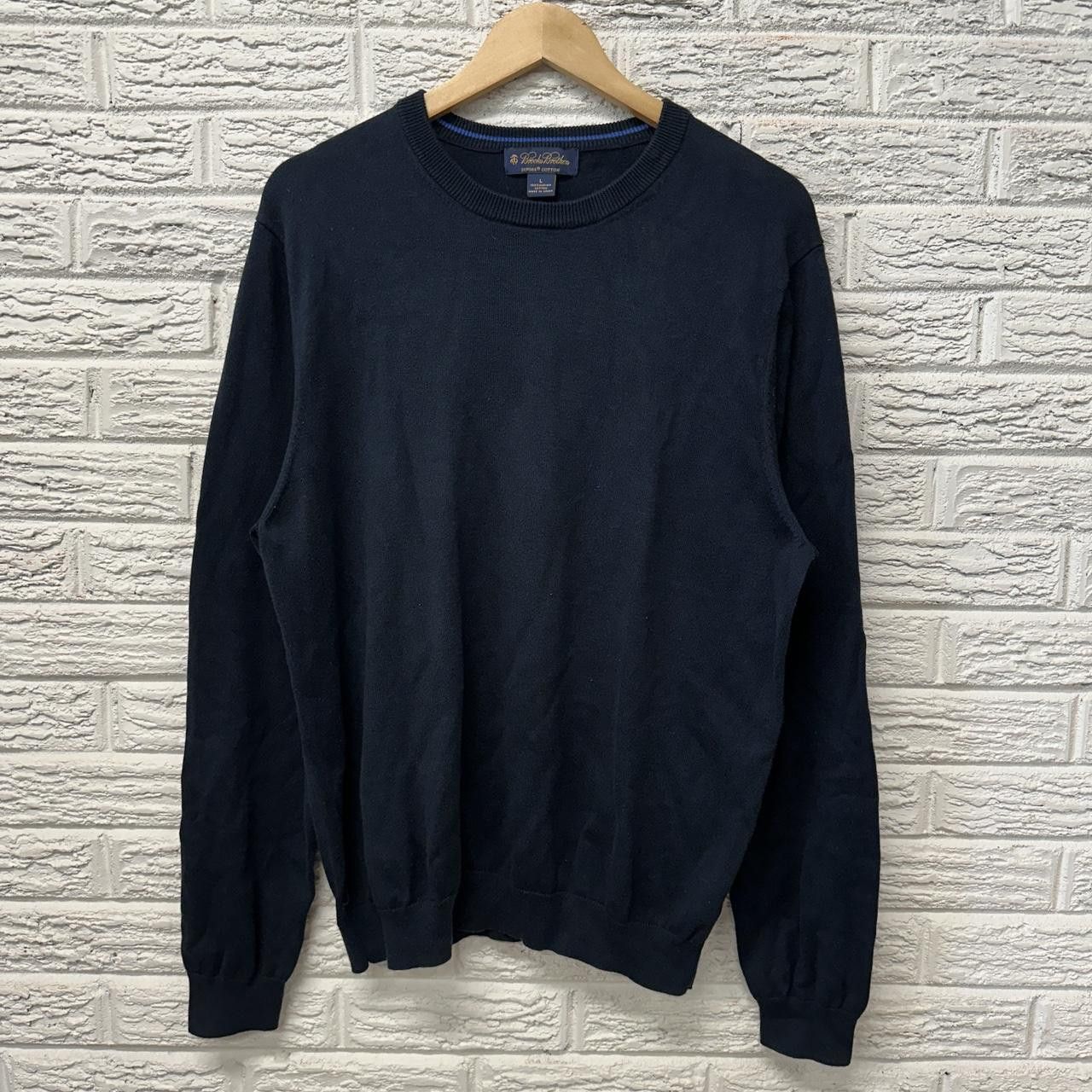 Brooks Brothers Brooks Brothers Supima Cotton Crewneck Sweater Large Size US L / EU 52-54 / 3 - 2 Thumbnail