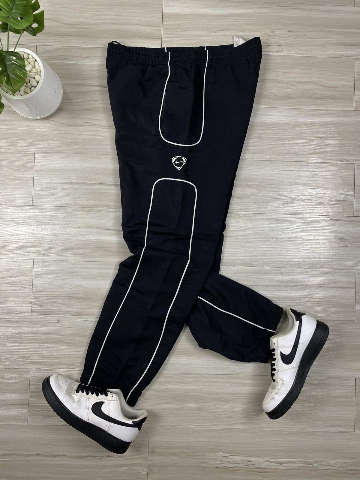 Nike Nike Y2K Double swoosh Vintage Nylon Track Pants Drill Track Size US 34 / EU 50 - 2 Thumbnail
