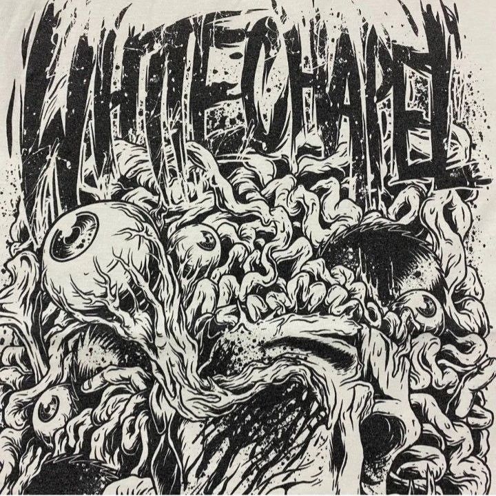 Band Tees Deathcore band whitechapel big print metal Size US M / EU 48-50 / 2 - 4 Thumbnail