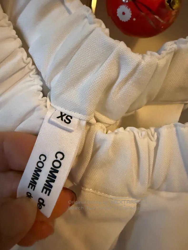 Comme des Garcons Comme des Garcons Size XS Polyester elastic waist long pan Size 23" - 3 Thumbnail