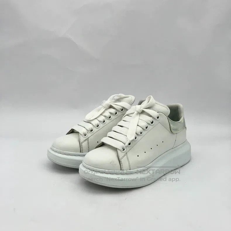 Alexander McQueen Alexander Mcqueen White laser shoetail lace thick-soled ca Size US 5.5 / IT 35.5 - 1 Thumbnail