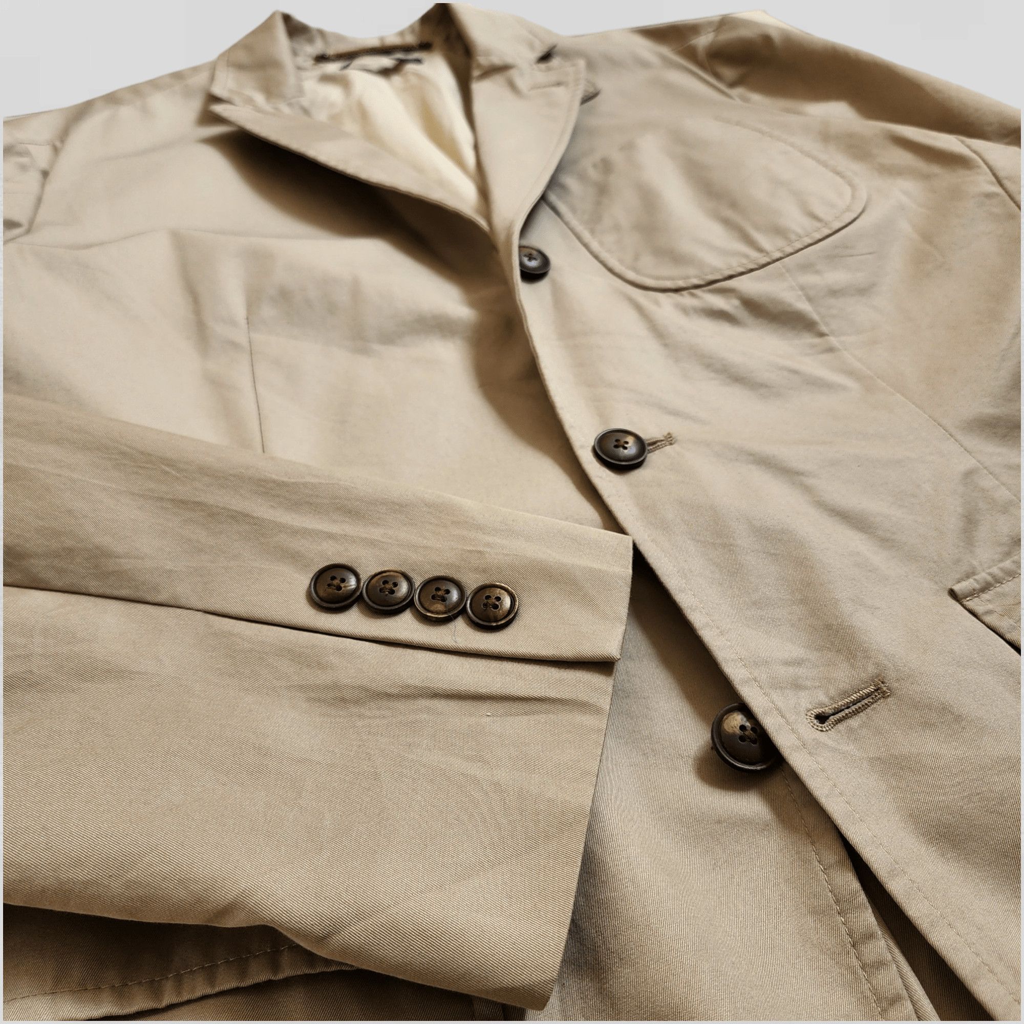 Polo Ralph Lauren ESSENTIAL BLAZER POLO RALPH LAUREN BEIGE 42R-FASHIONELLA Size 42R - 4 Thumbnail
