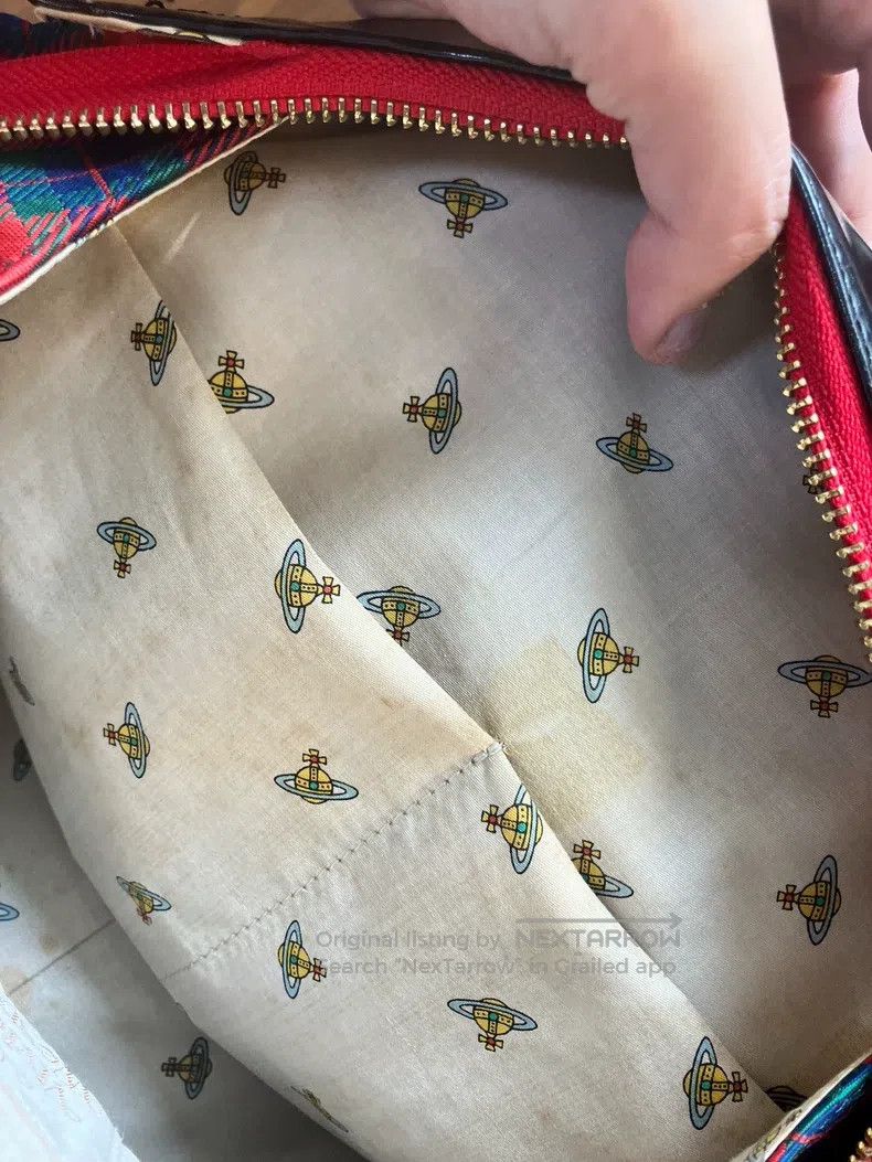 Vivienne Westwood Vivienne Westwood size os Red plaid bowling bag Size ONE SIZE - 8 Thumbnail