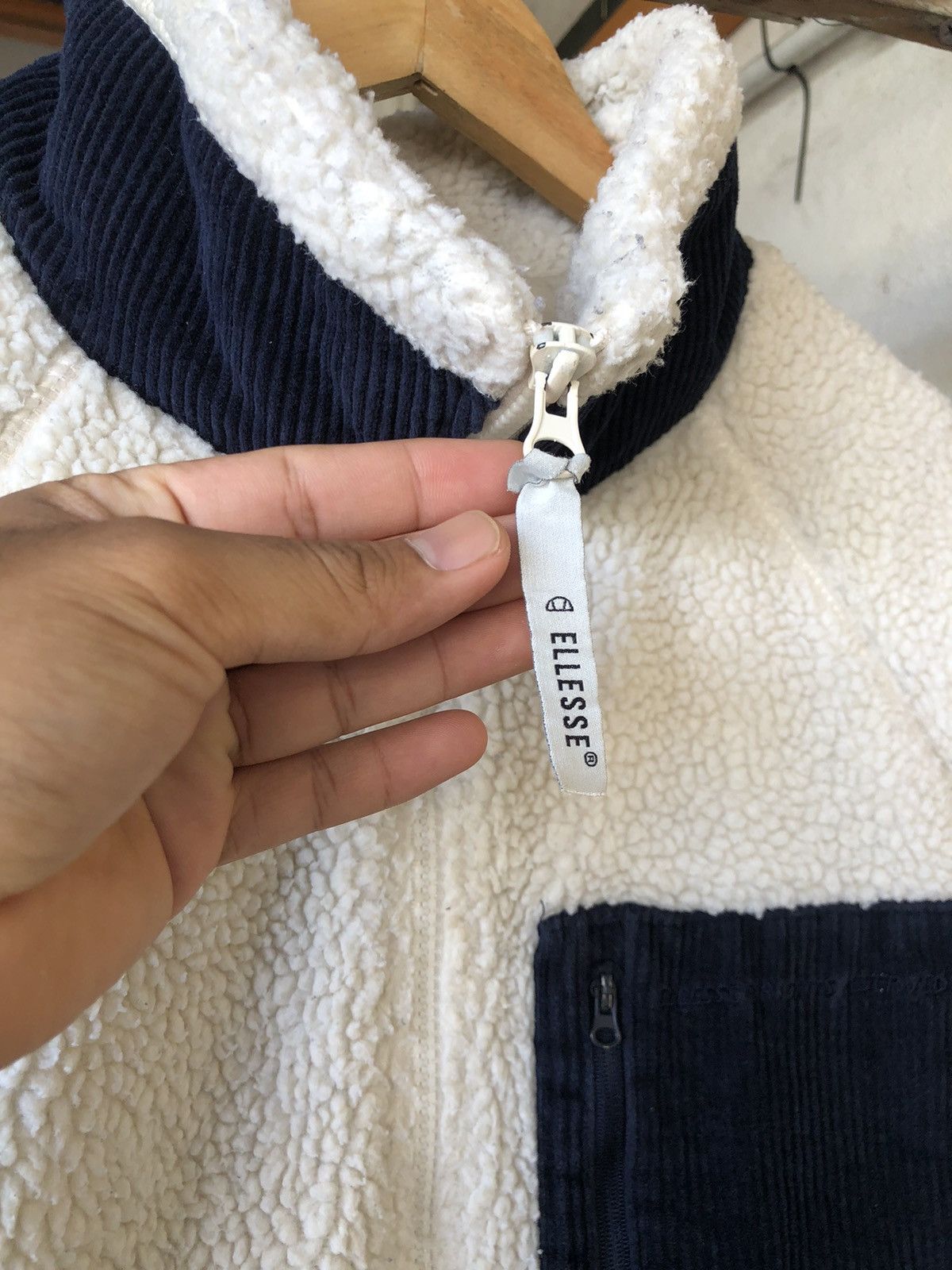 Ellesse Ellesse Sport Fleece Sherpa Zipper Jacket Like Patagonia Size US M / EU 48-50 / 2 - 8 Thumbnail