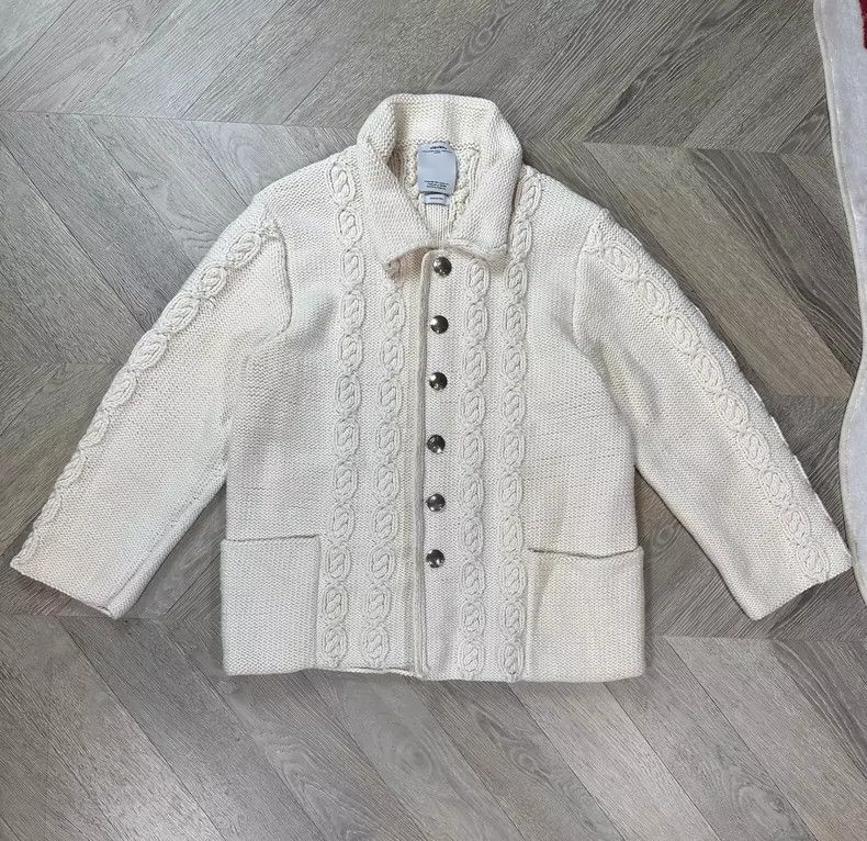 Visvim VISVIM Bucky Coverall Cable Knit Sweater- DMC Size US M / EU 48-50 / 2 - 1 Thumbnail