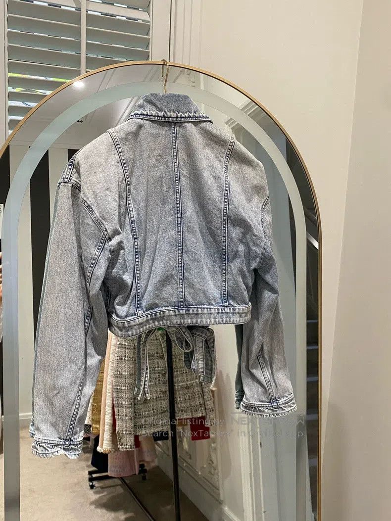 Chanel Chanel 22-year-old denim jacket Size XXS / US 00 / IT 34 - 2 Thumbnail