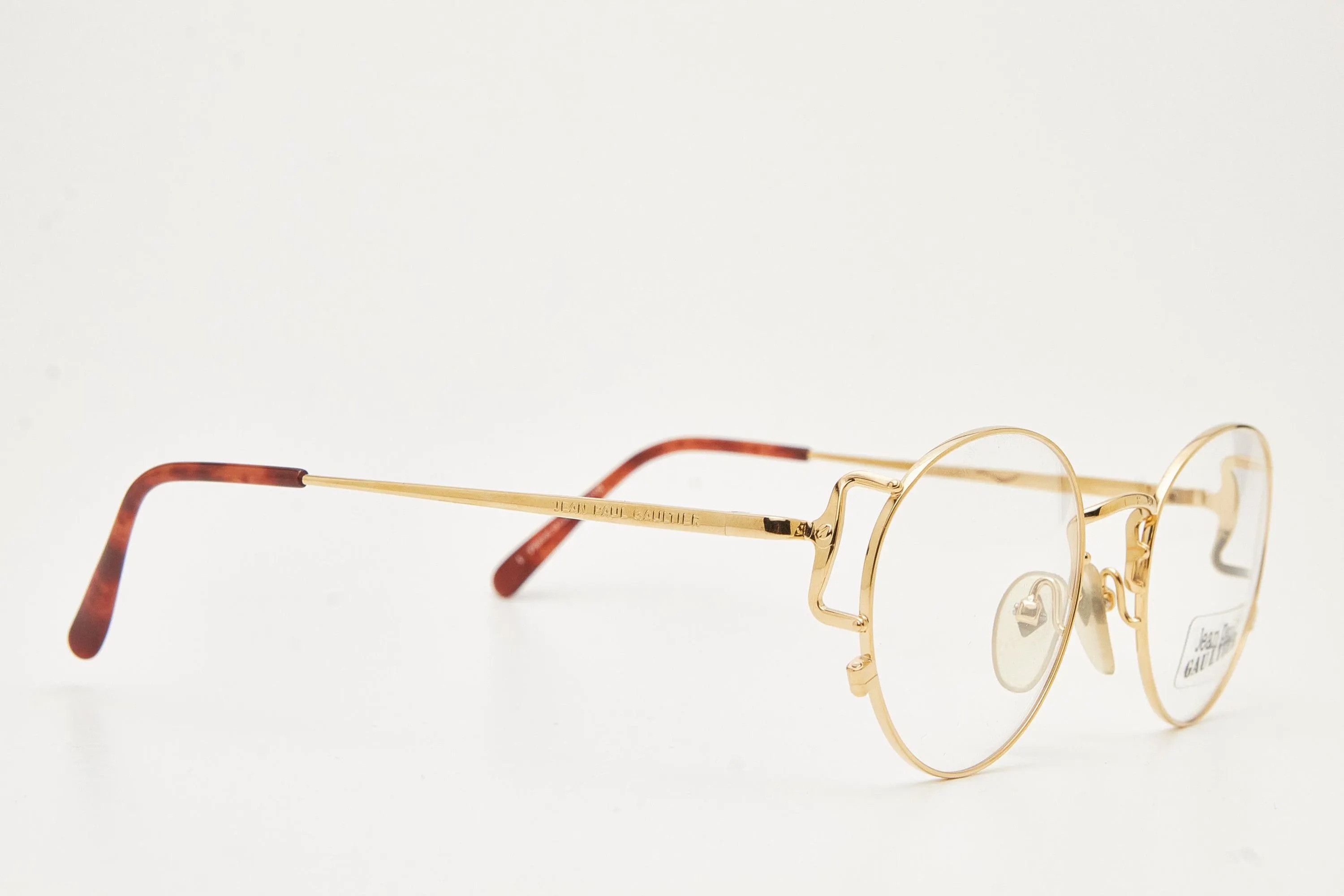 Jean Paul Gaultier JEAN PAUL GAULTIER 55-3178 22k Gold Plated Frame Size ONE SIZE - 19 Thumbnail