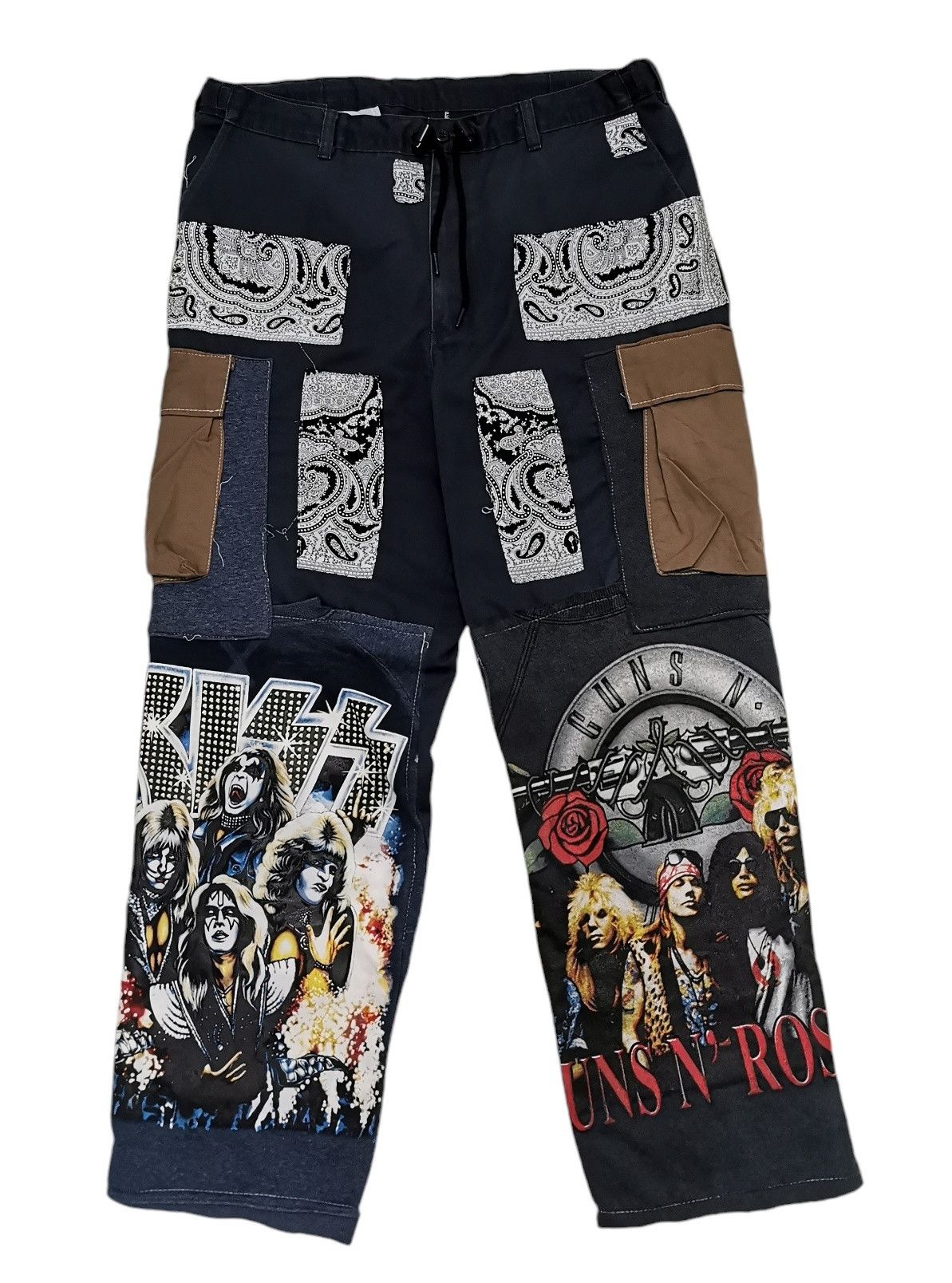 Dickies × Guns N' Roses × KISS Dickies Rock Band Guns N Roses & Kiss Custom Cargo Pant Size US 37 - 1 Thumbnail