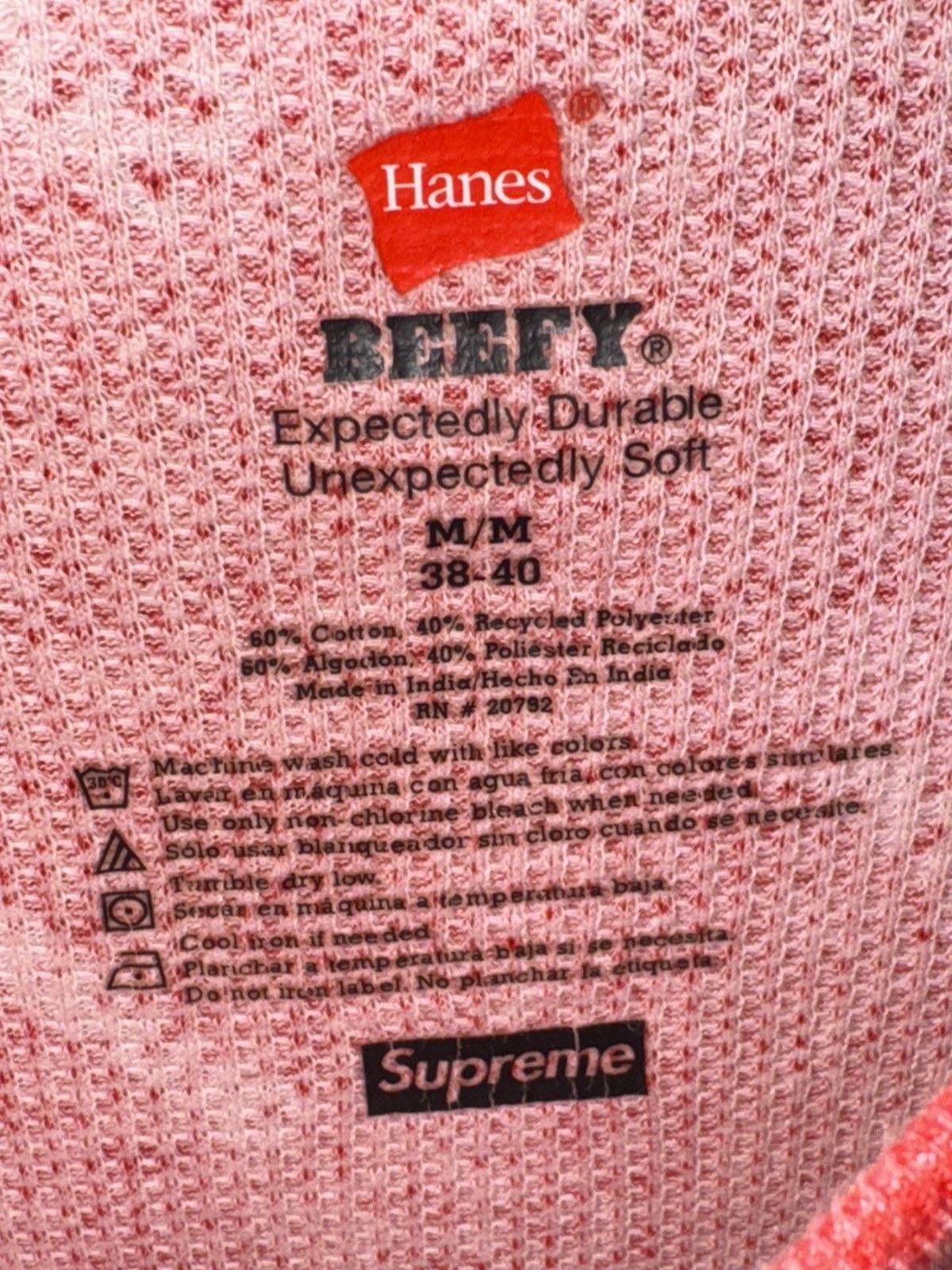Supreme Supreme Hanes Thermal L/S Size US M / EU 48-50 / 2 - 4 Thumbnail