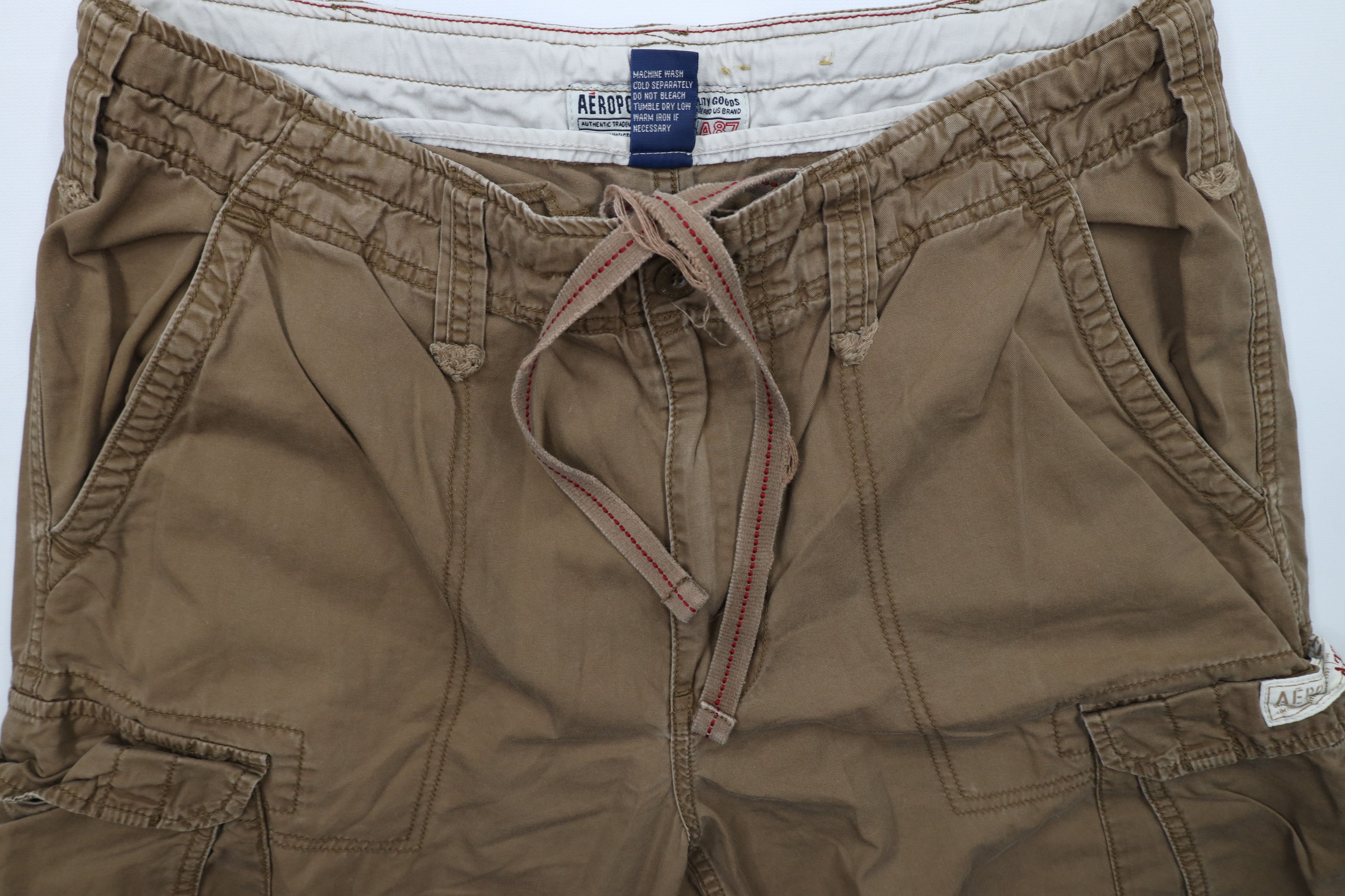 Aeropostale × Vintage Vintage Y2K Aeropostale Wide Leg Cargo Pants Skateboarding Size US 32 / EU 48 - 7 Thumbnail