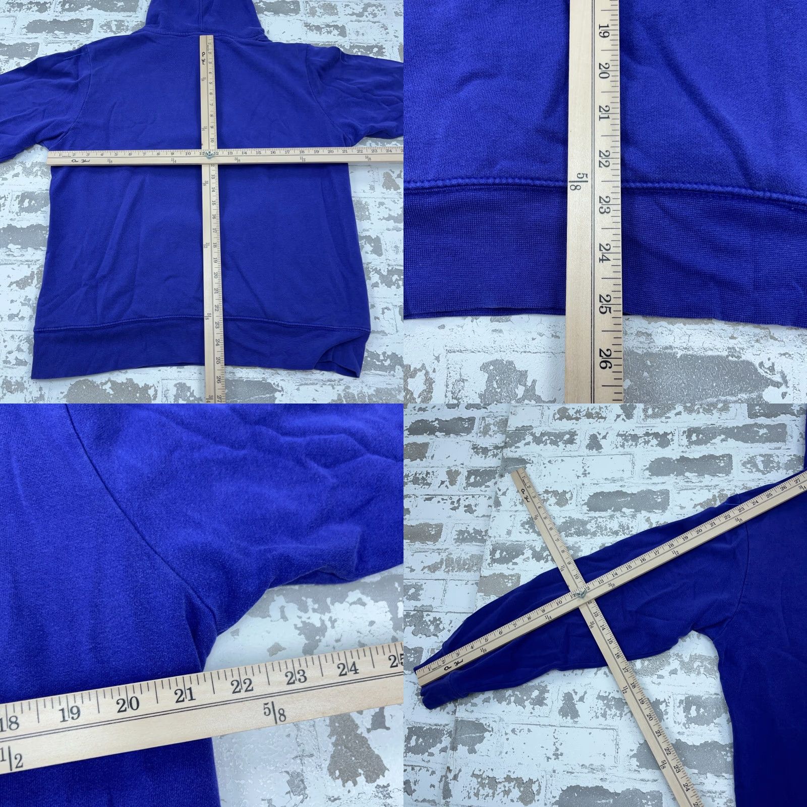 The North Face The North Face Hoodie Men M Purple Gray Graphic Print Logo Pocket Regular Sweatshirt Pullover Knit Fleece Size US M / EU 48-50 / 2 - 8 Thumbnail