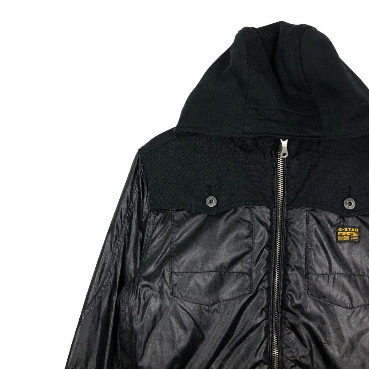 Japanese Brand 🔥VINTAGE SOFT LEATHER BOMBER JACKET G-STAR RAW Size US M / EU 48-50 / 2 - 7 Thumbnail