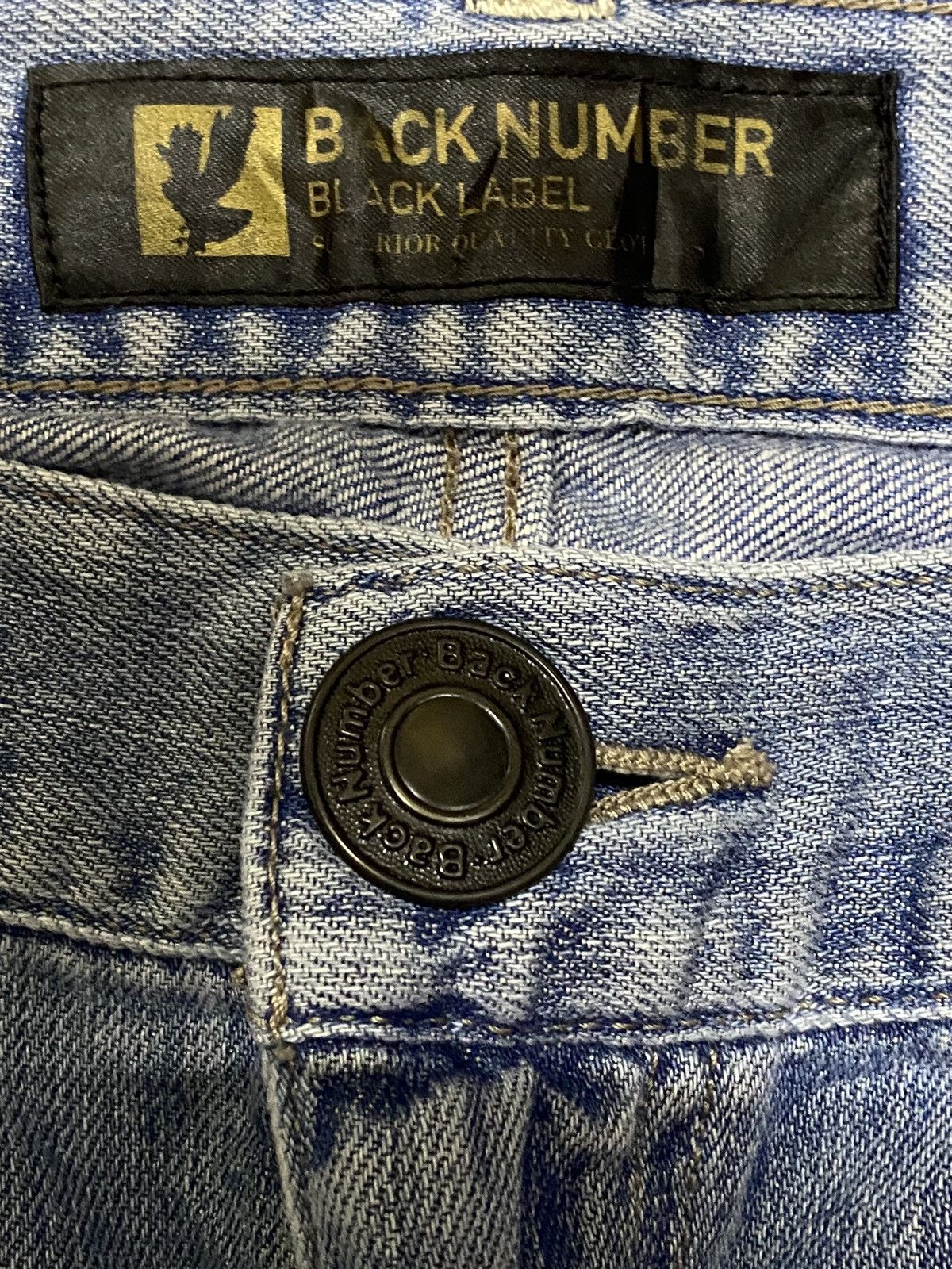 Japanese Brand Vintage Japanese Brands Blue Faded Wash Loose Jeans Size US 34 / EU 50 - 7 Thumbnail