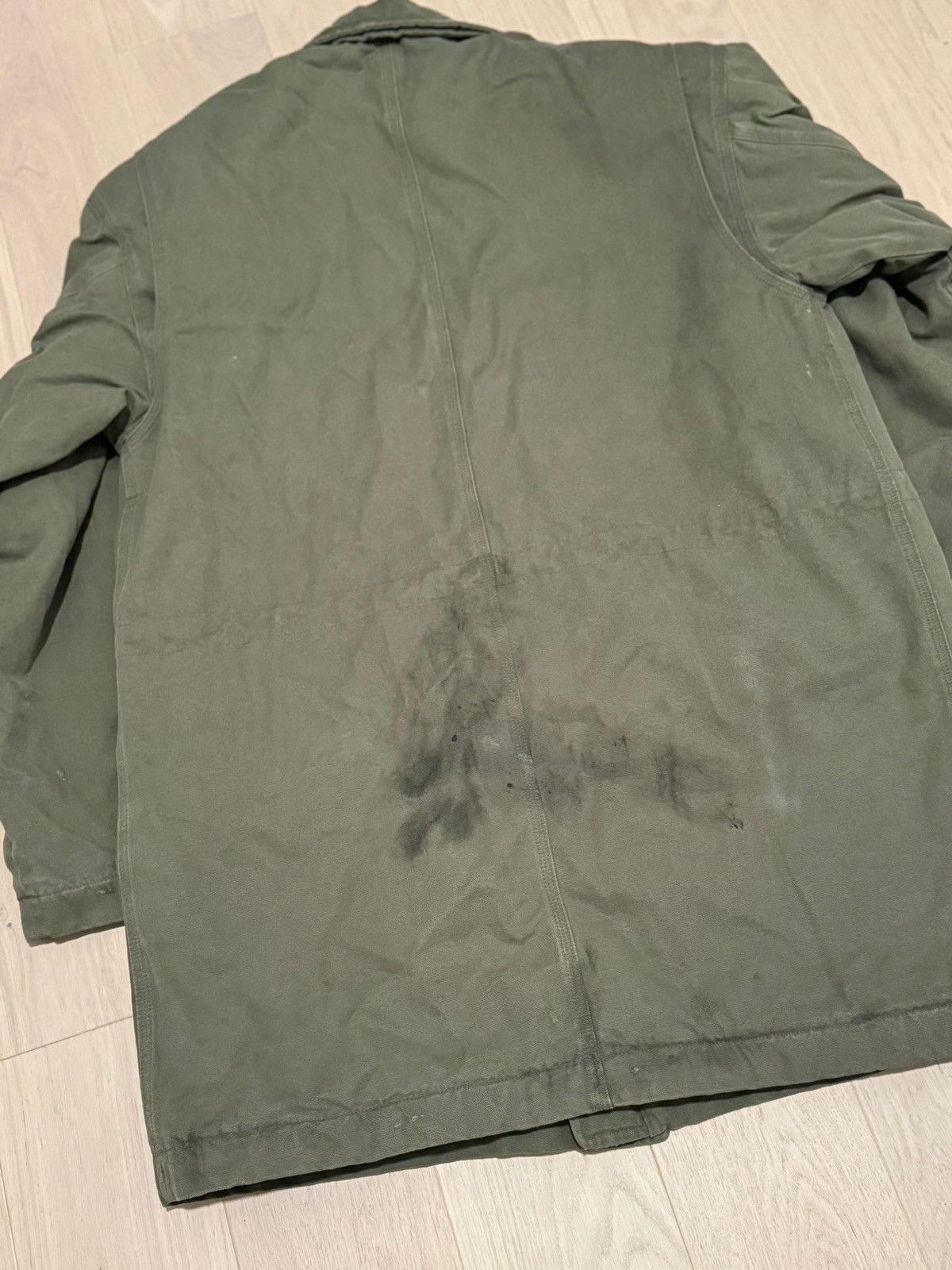 Balenciaga 💥$6.5K VALUE💥 Distressed Cotton-Canvas Coat Size US XL / EU 56 / 4 - 13 Thumbnail
