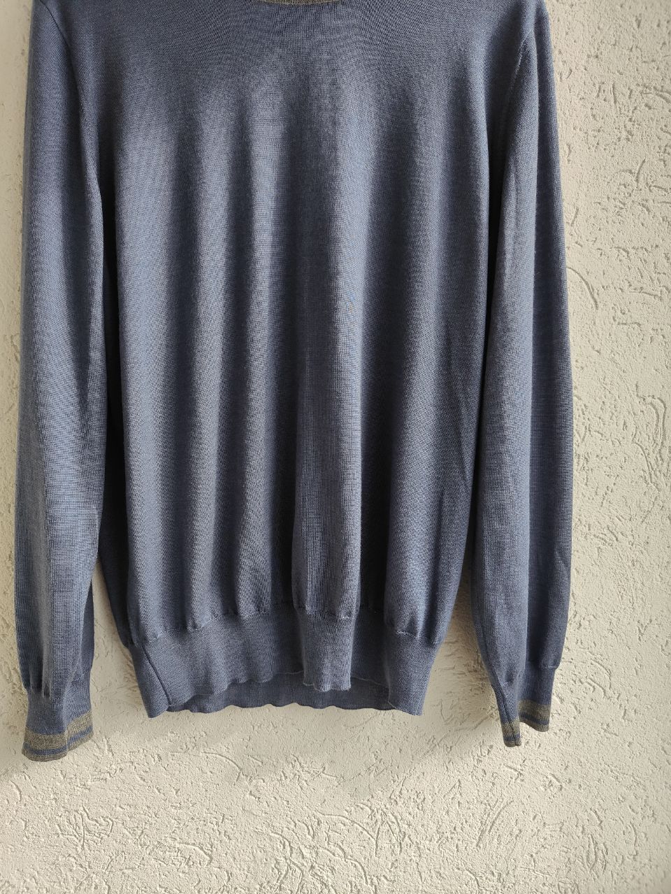 Brunello Cucinelli Wool Cashmere Crew Neck Jumper Sweater