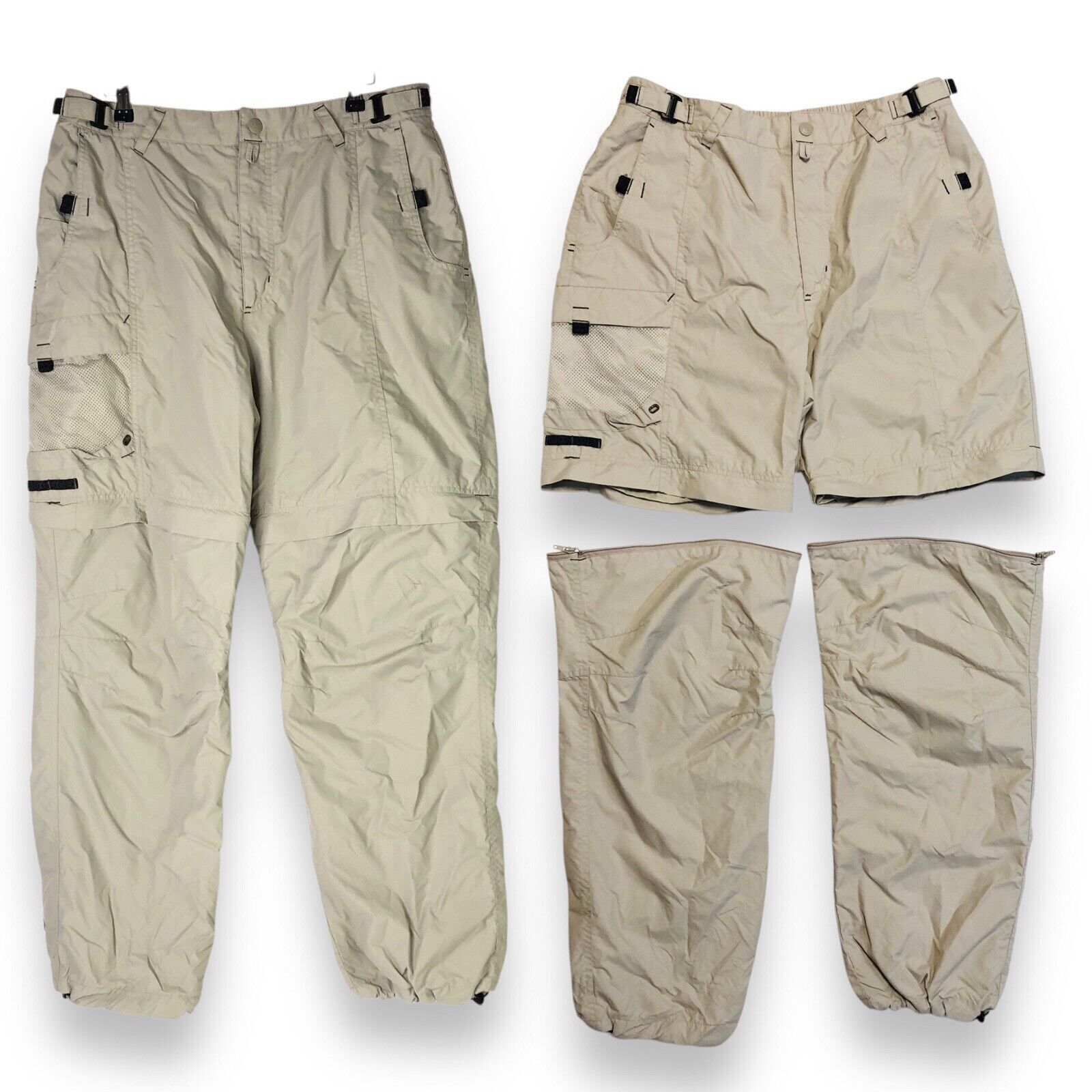 Columbia Columbia Womens Cargo Convertible Shorts Pants XL Beige Size 34" / US 12 / IT 48 - 1 Thumbnail