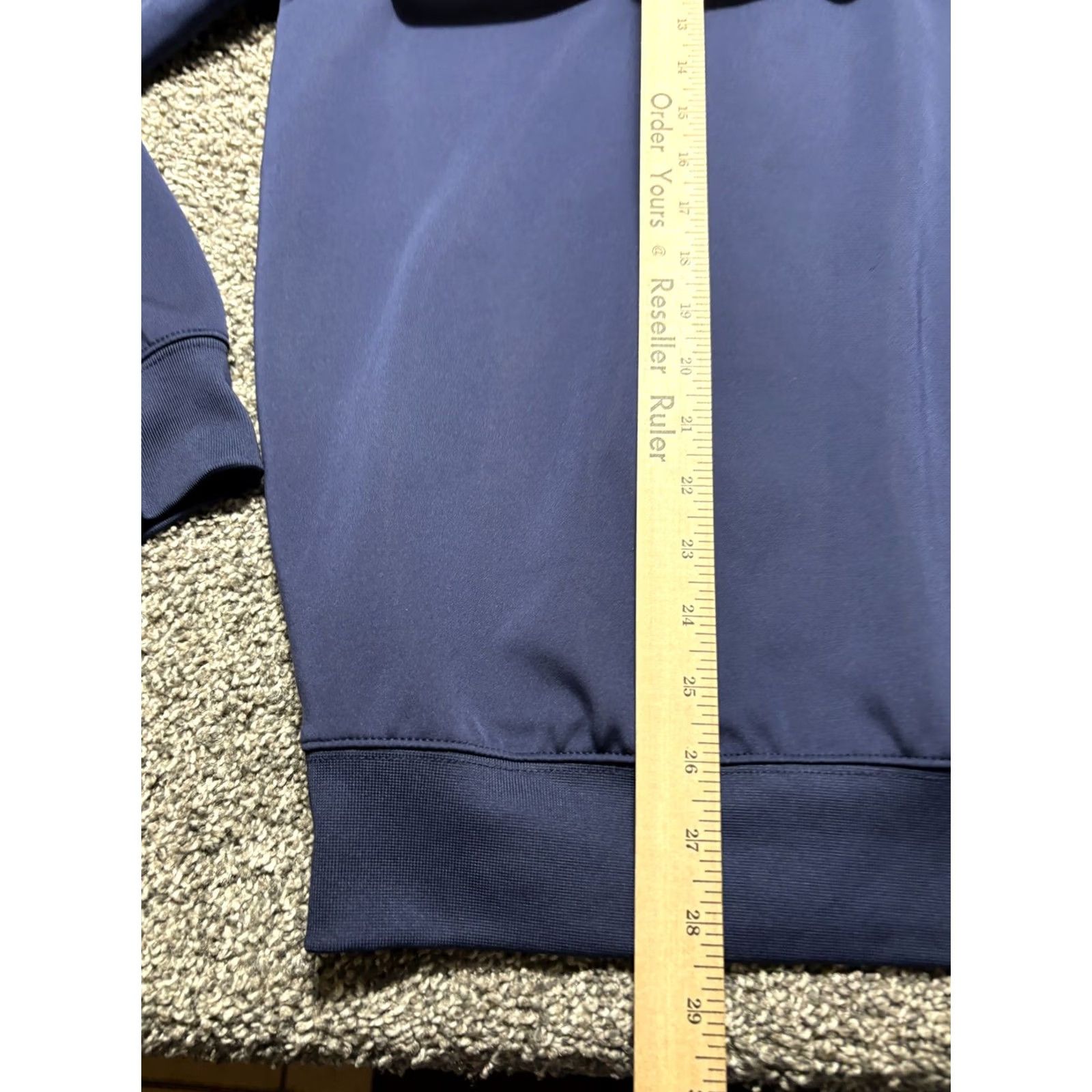 Vintage F&G TECH 1/4 Zip Mens Large Sweater Jacket Blue BELLERIVE GOLF CLUB Wanamaker Size US L / EU 52-54 / 3 - 5 Thumbnail