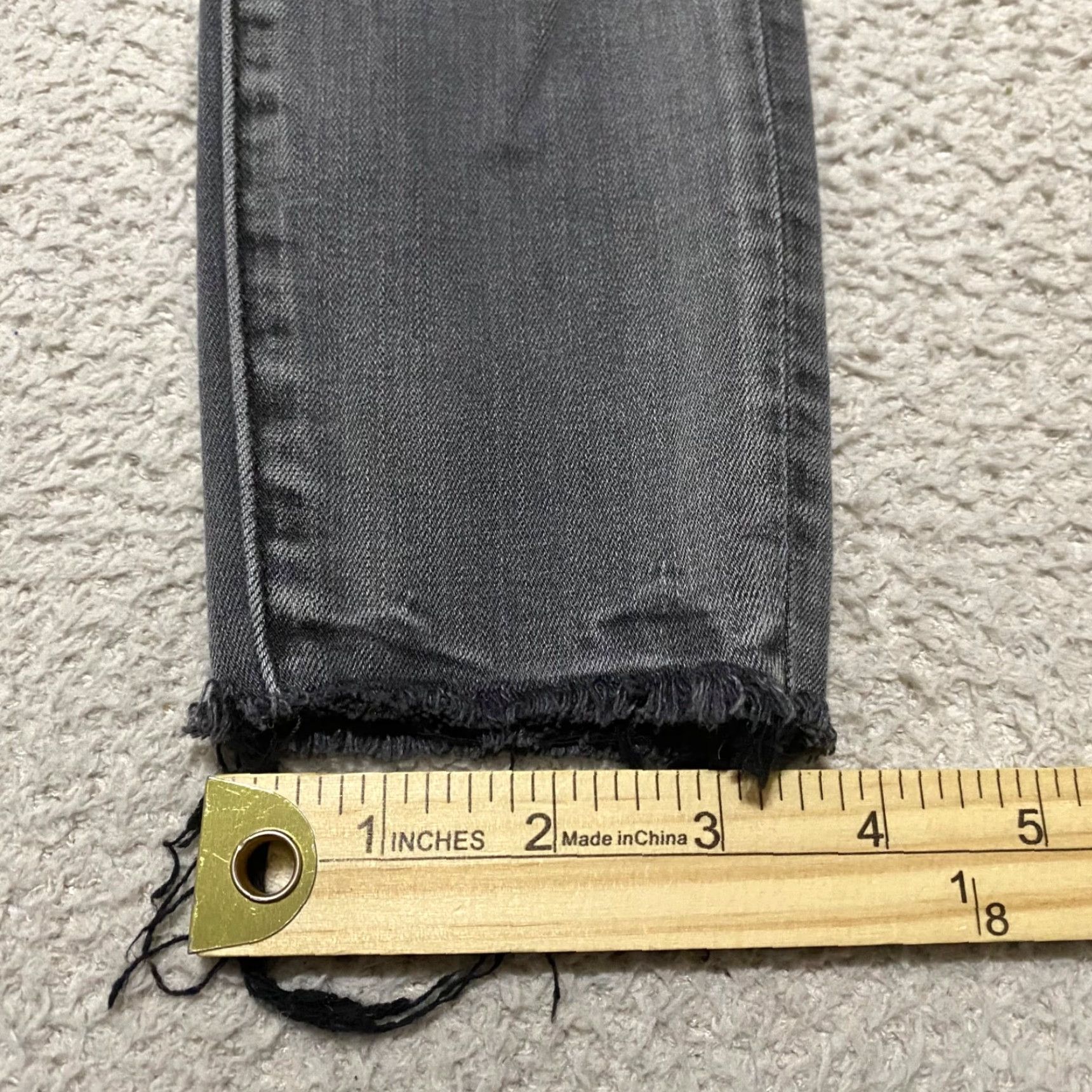 American Eagle Outfitters American Eagle Outfitters Jeans Womens Size 2 Gray Denim Low Rise Jegging Distressed Stretch Medium Wash Size 26" / US 2 / IT 38 - 2 Thumbnail
