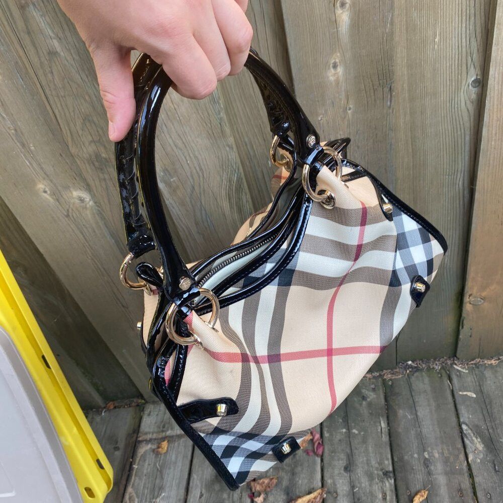 Burberry Burberry Nova check Leather Purse Hand Bag Size ONE SIZE - 5 Thumbnail