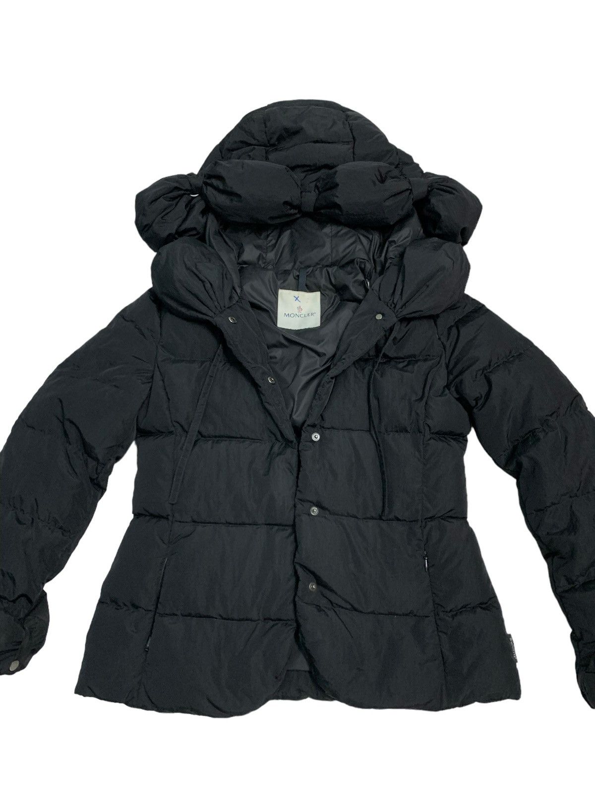 Moncler Moncler Puffer Hoodie Jacket Size XXS / US 00 / IT 34 - 5 Thumbnail
