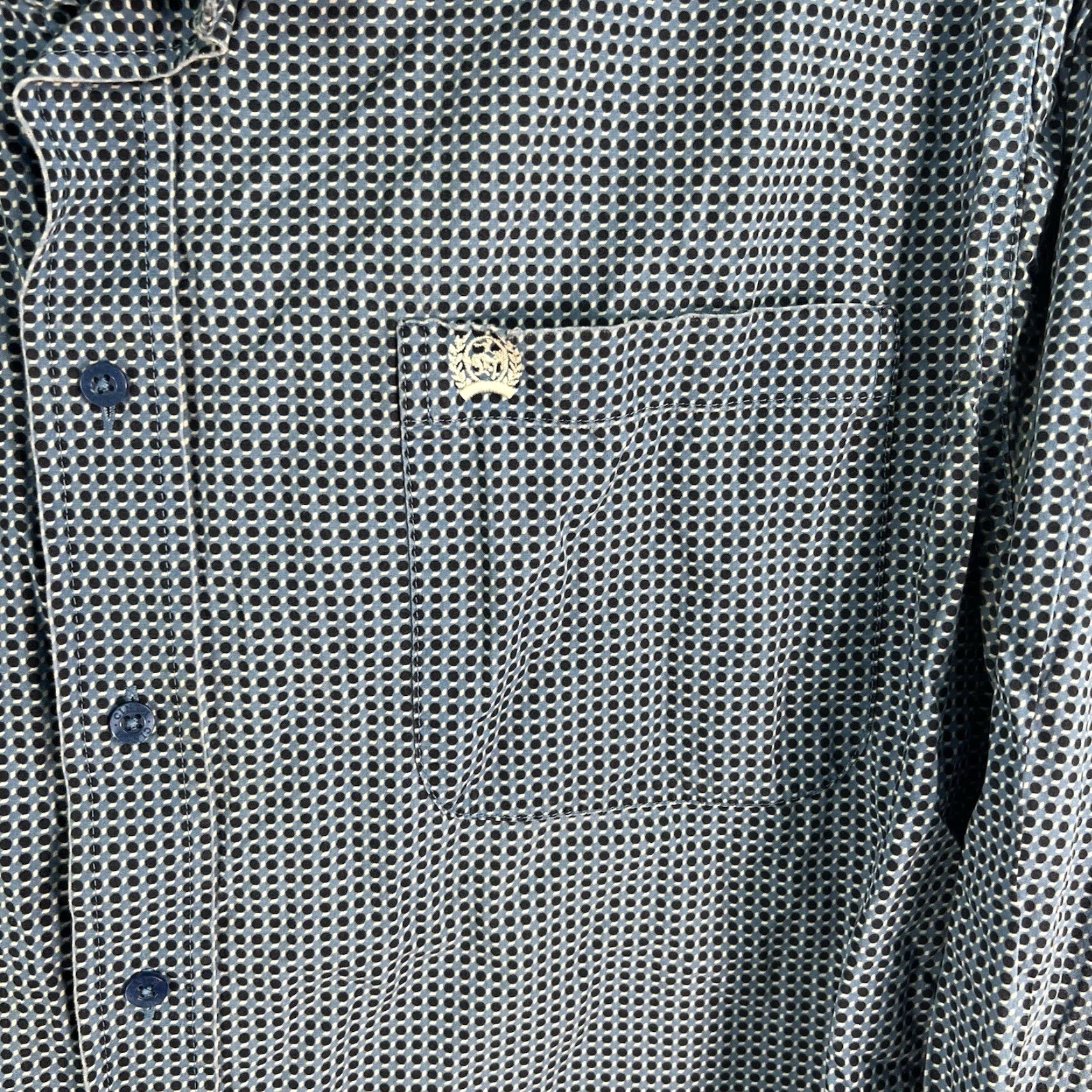 Vintage Cinch Western Wear Men’s Button Down Shirt SZ L Check Blue Long Sleeve Size US L / EU 52-54 / 3 - 3 Thumbnail