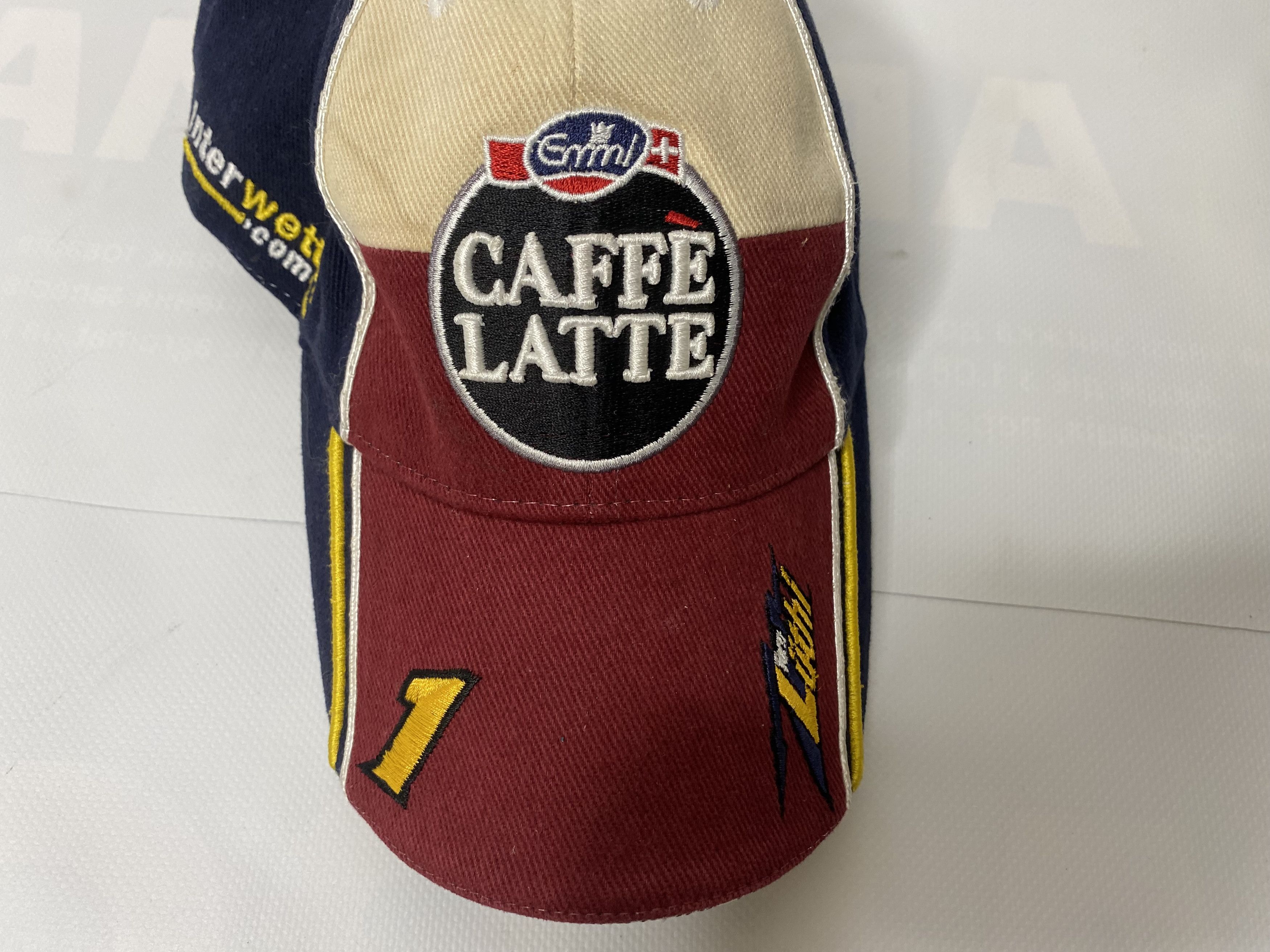 Vintage EMMI CAFFE LATTE GRAND PRIX RACING TEAM HAT CAP ONE SIZE Size ONE SIZE - 4 Thumbnail