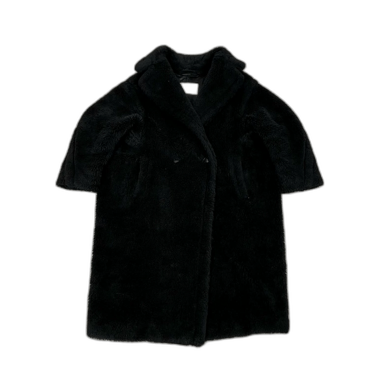 Max Mara maxmara black short sleeve coat Size XS / US 0-2 / IT 36-38 - 1 Thumbnail