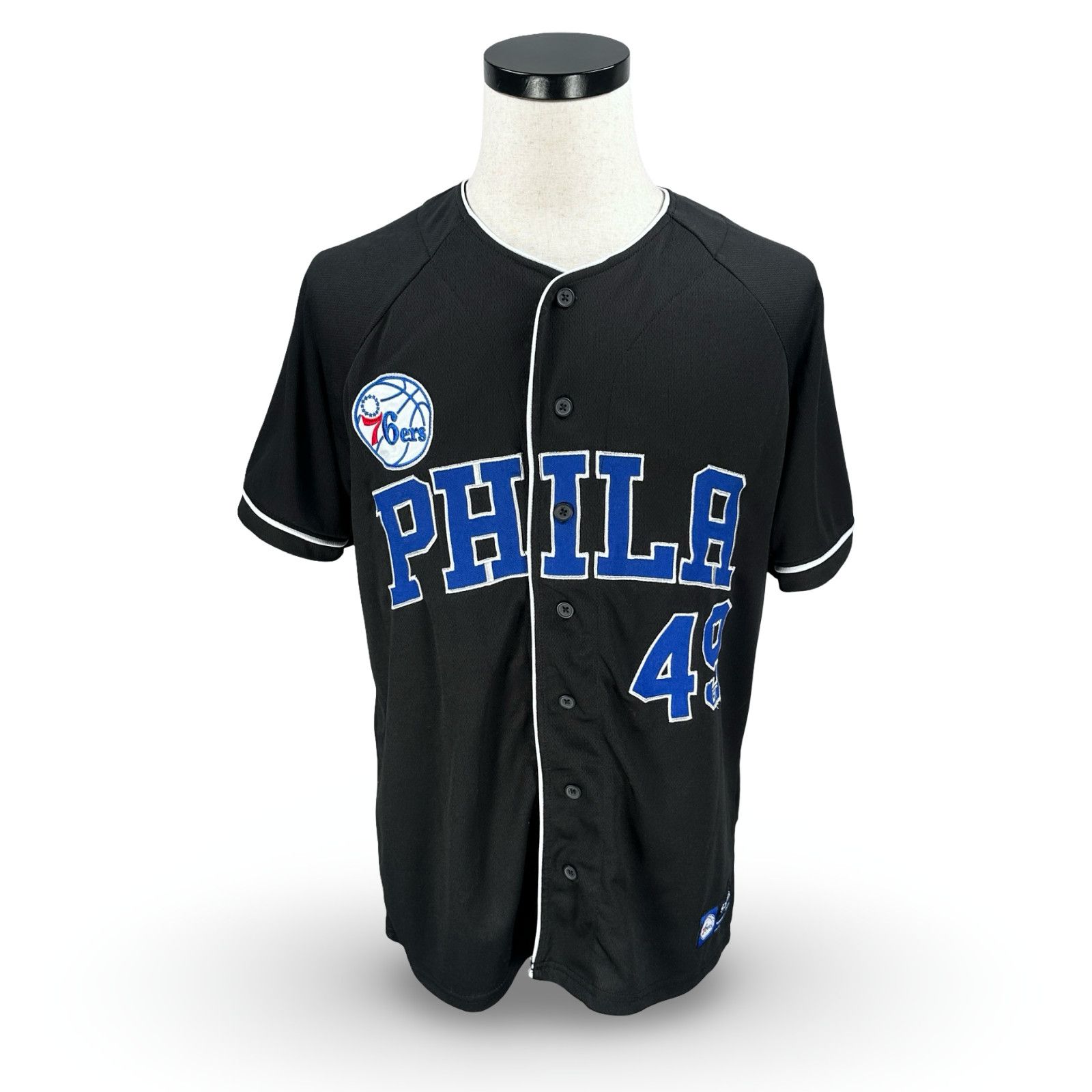 Other Ultra Game NBA Philadelphia Baseball Jersey Men's M Black Size US M / EU 48-50 / 2 - 1 Thumbnail