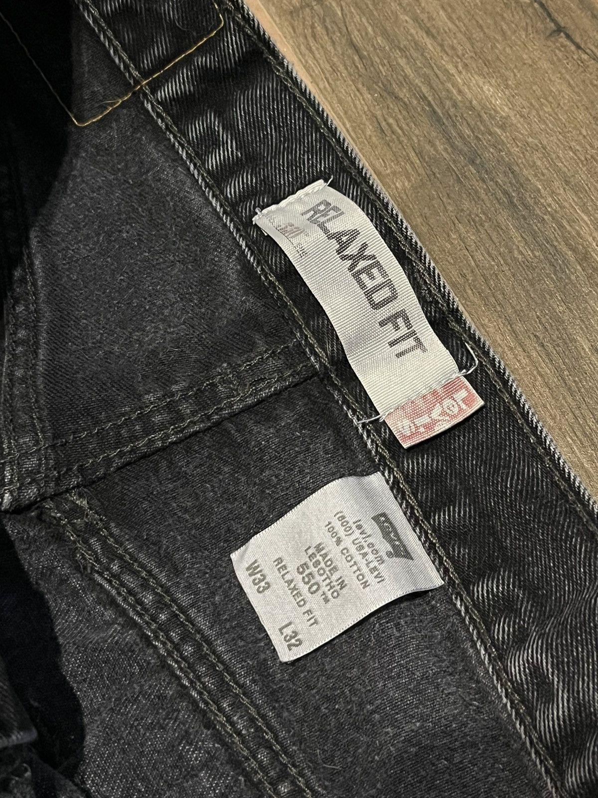 Levi's × Vintage Vintage Levi’s 550 Jeans Baggy Grunge Skater Relaxed Fit Size US 33 - 4 Thumbnail