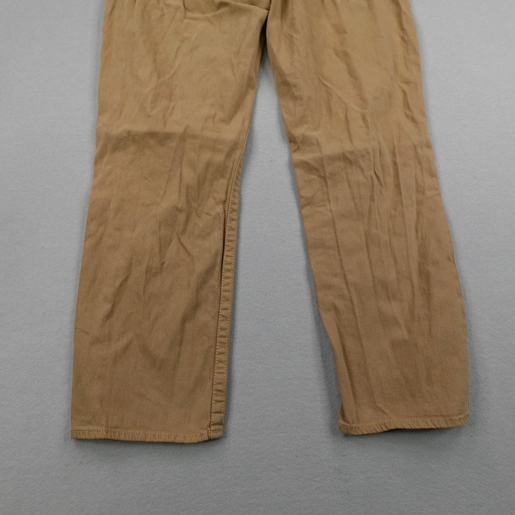 Vintage Salvage Supply Company Jeans Mens 36 Beige 36x34 Tan Buckle Mayhem Straight Pantas Size US 36 / EU 52 - 6 Thumbnail