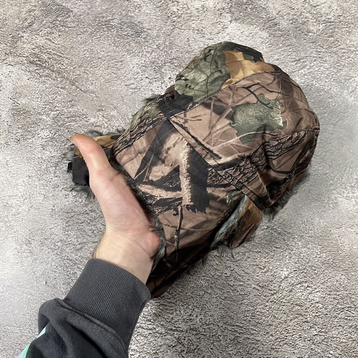 Vintage Vintage Camo Mohair Beanie Fuzzy Alt Grunge Outdoor Logo OS Size ONE SIZE - 3 Thumbnail