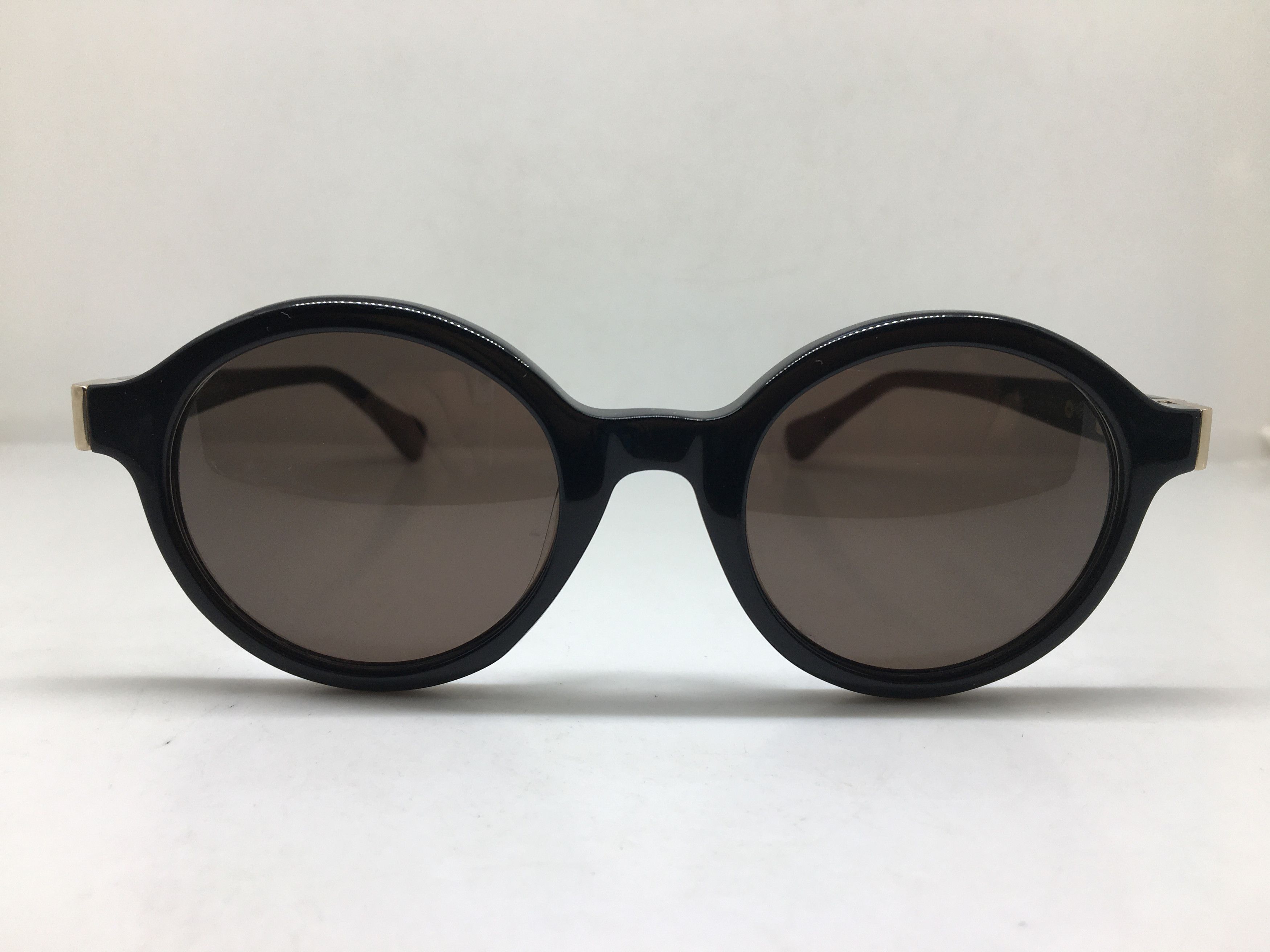 Glasogon ARTSTOCRST Black Round Sunglasses Frame