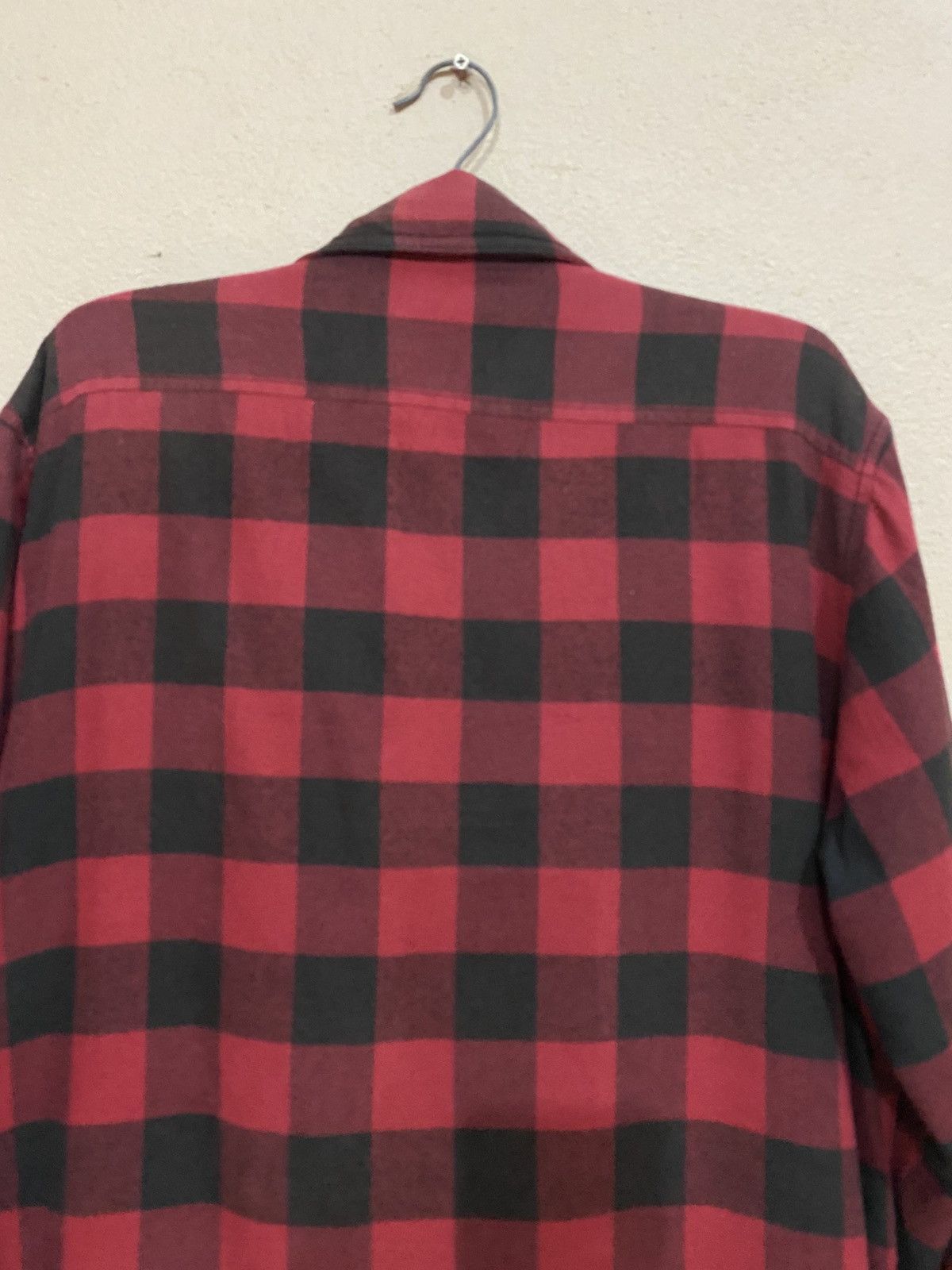 Flannel × Uniqlo Uniqlo Red Checkered Sherpa Lining Jacket Size US M / EU 48-50 / 2 - 7 Thumbnail