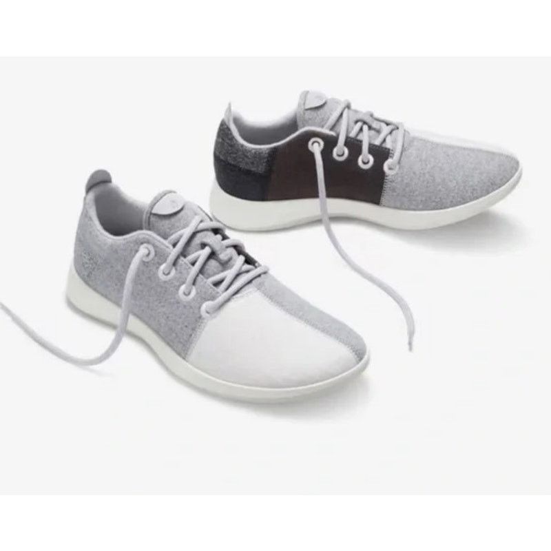 Allbirds Allbirds Womens Color Block Wool Runners Grey Scale,7 Size US 7 / IT 37 - 1 Thumbnail