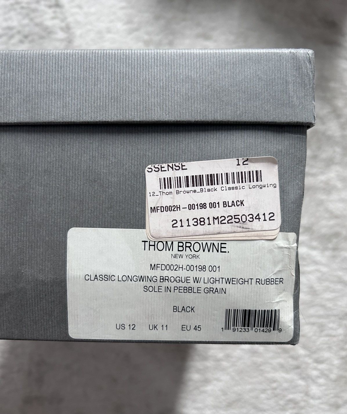 Thom Browne Thom Browne Classic Longwing Brogues Size US 12 / EU 45 - 7 Thumbnail