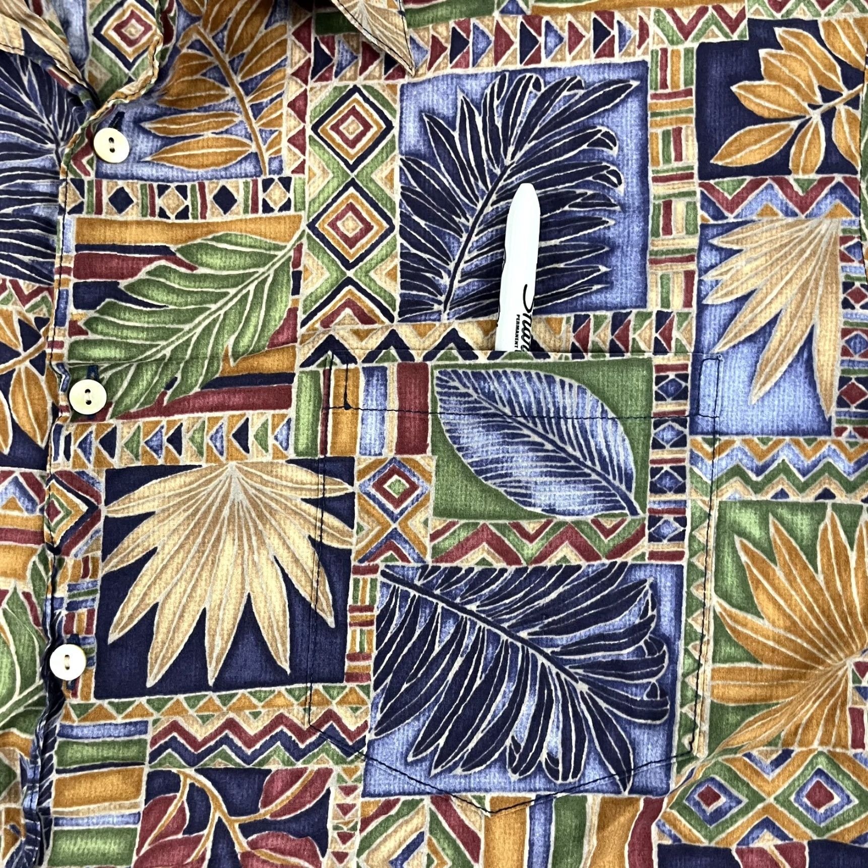 Tori Richard VINTAGE Tori Richard Hawaiian Shirt Men Large Floral Short Sleeve Cotton USA Casual Beach Fashion Size US L / EU 52-54 / 3 - 5 Thumbnail