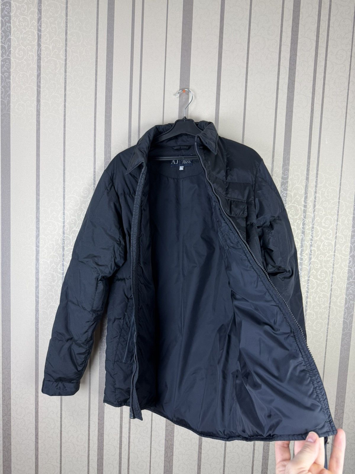 Armani Vintage Armani Jeans down jacket Size L Size US L / EU 52-54 / 3 - 3 Thumbnail