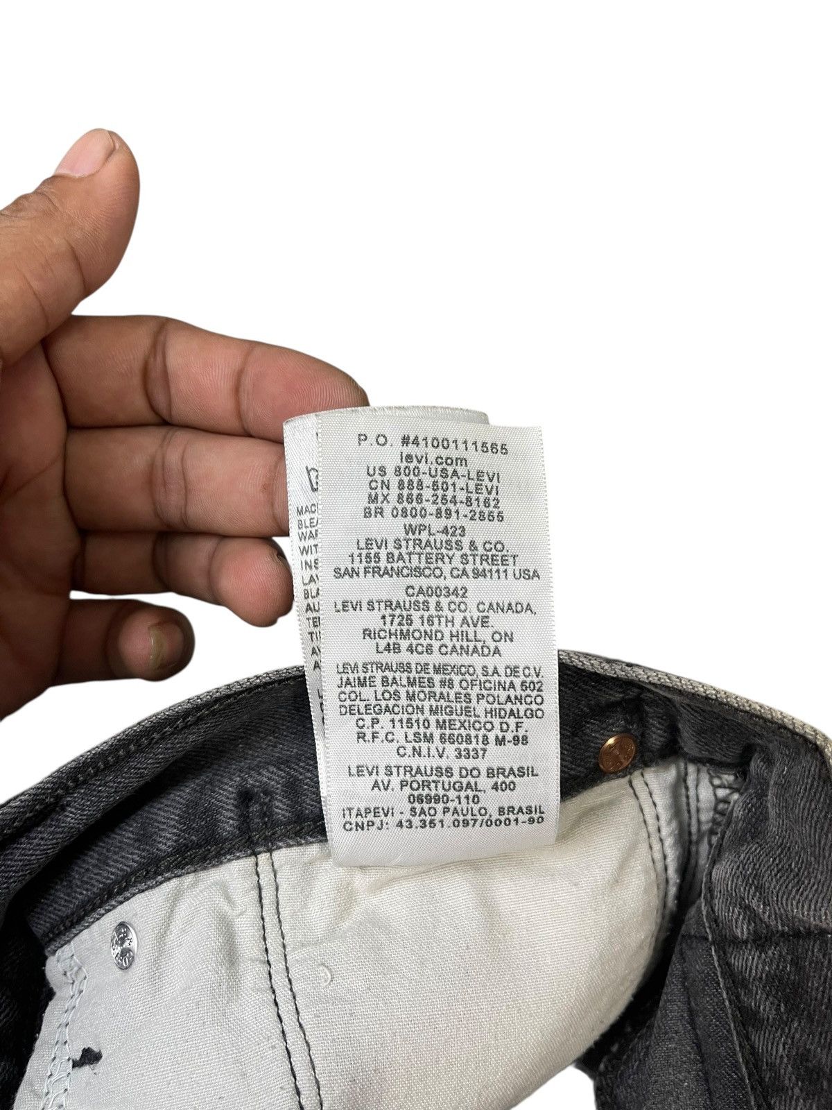 Levi's Vintage Levi’s 514 Slim Straight Jeans Streetwear Size US 34 / EU 50 - 7 Thumbnail