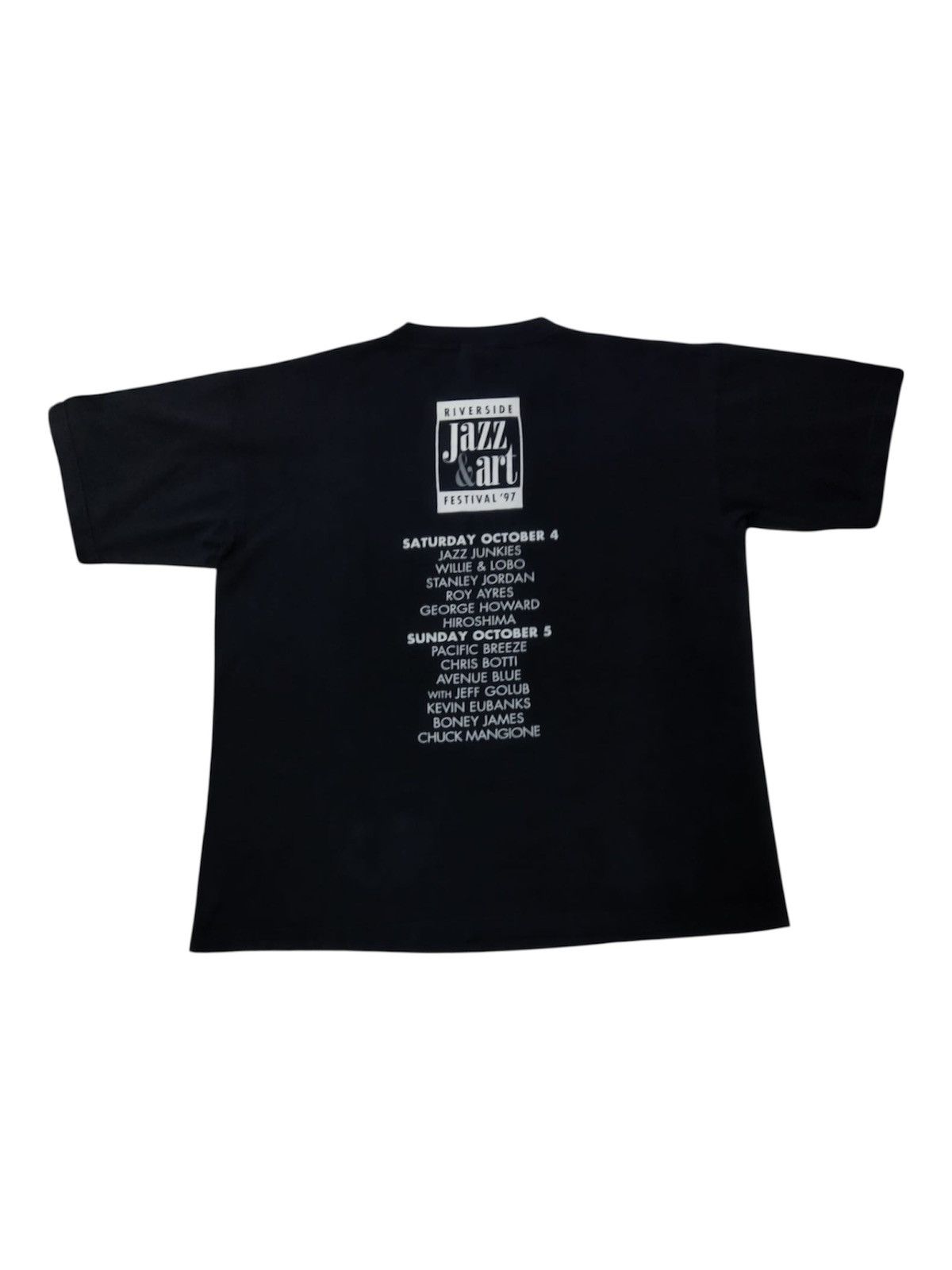 Vintage Vintage 90s Jazzin Riverside Java Art Festival Tee Size US XL / EU 56 / 4 - 2 Thumbnail