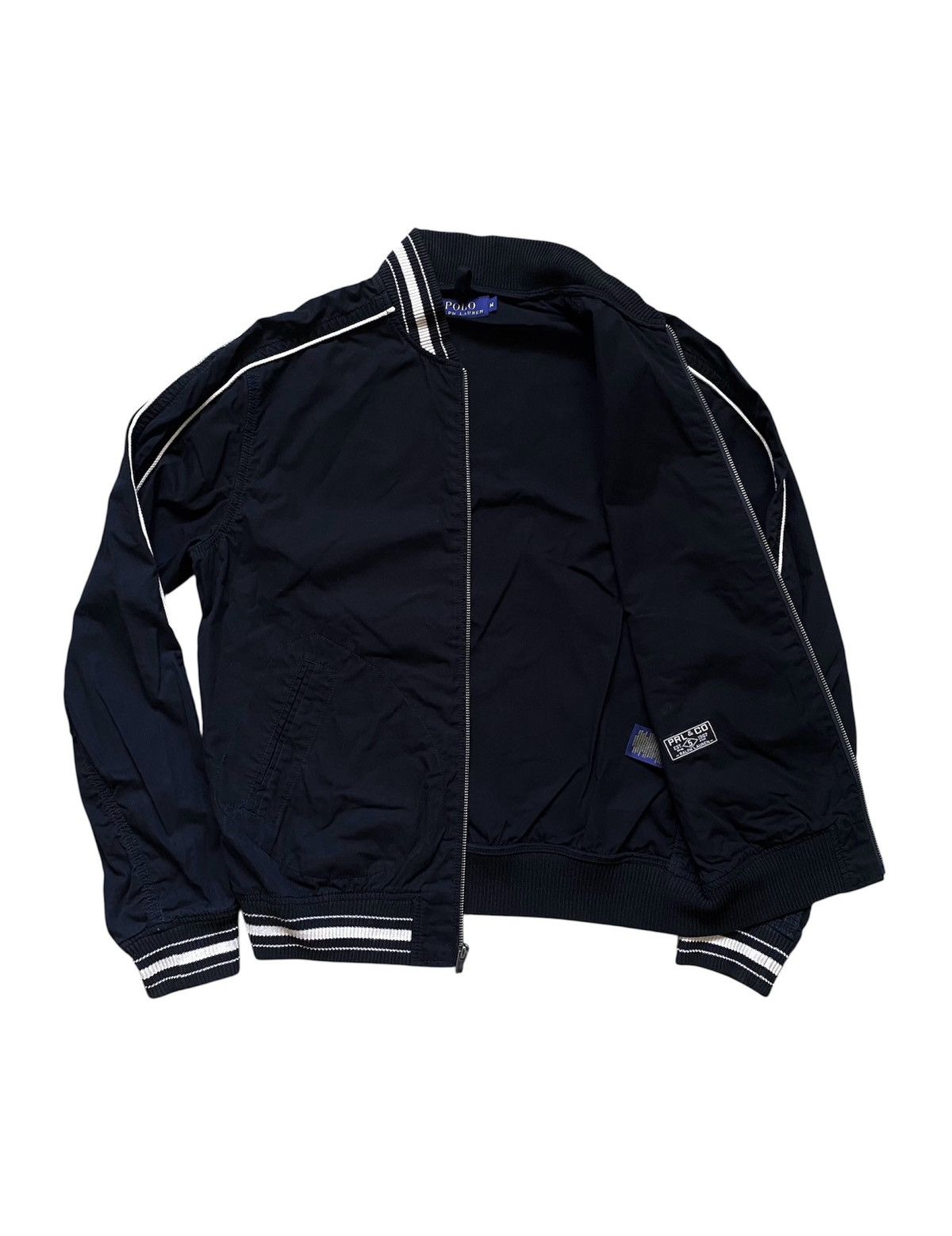 Polo Ralph Lauren Polo Ralph Lauren RL Brooklyn 67 Black Bomber College Jacket Size US M / EU 48-50 / 2 - 2 Thumbnail