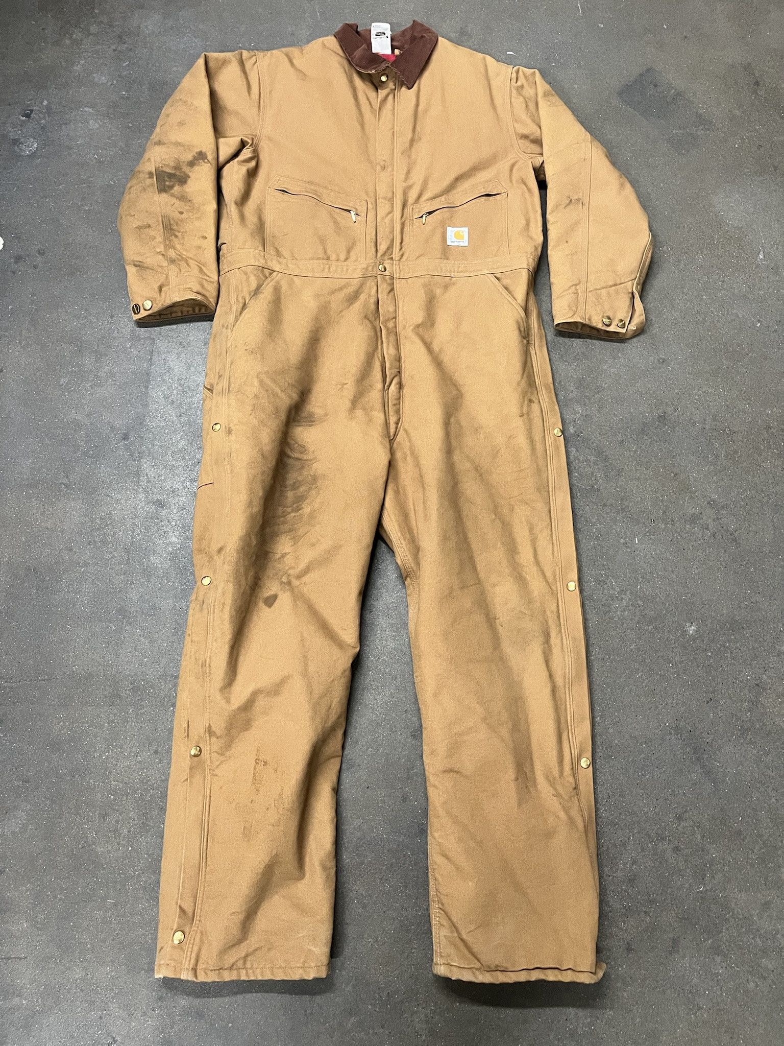 Carhartt × Dickies × Vintage Vintage 1990s Carhartt Padded Cold Weather Snow Suit Coveralls Size 50 Size US XL / EU 56 / 4 - 1 Thumbnail