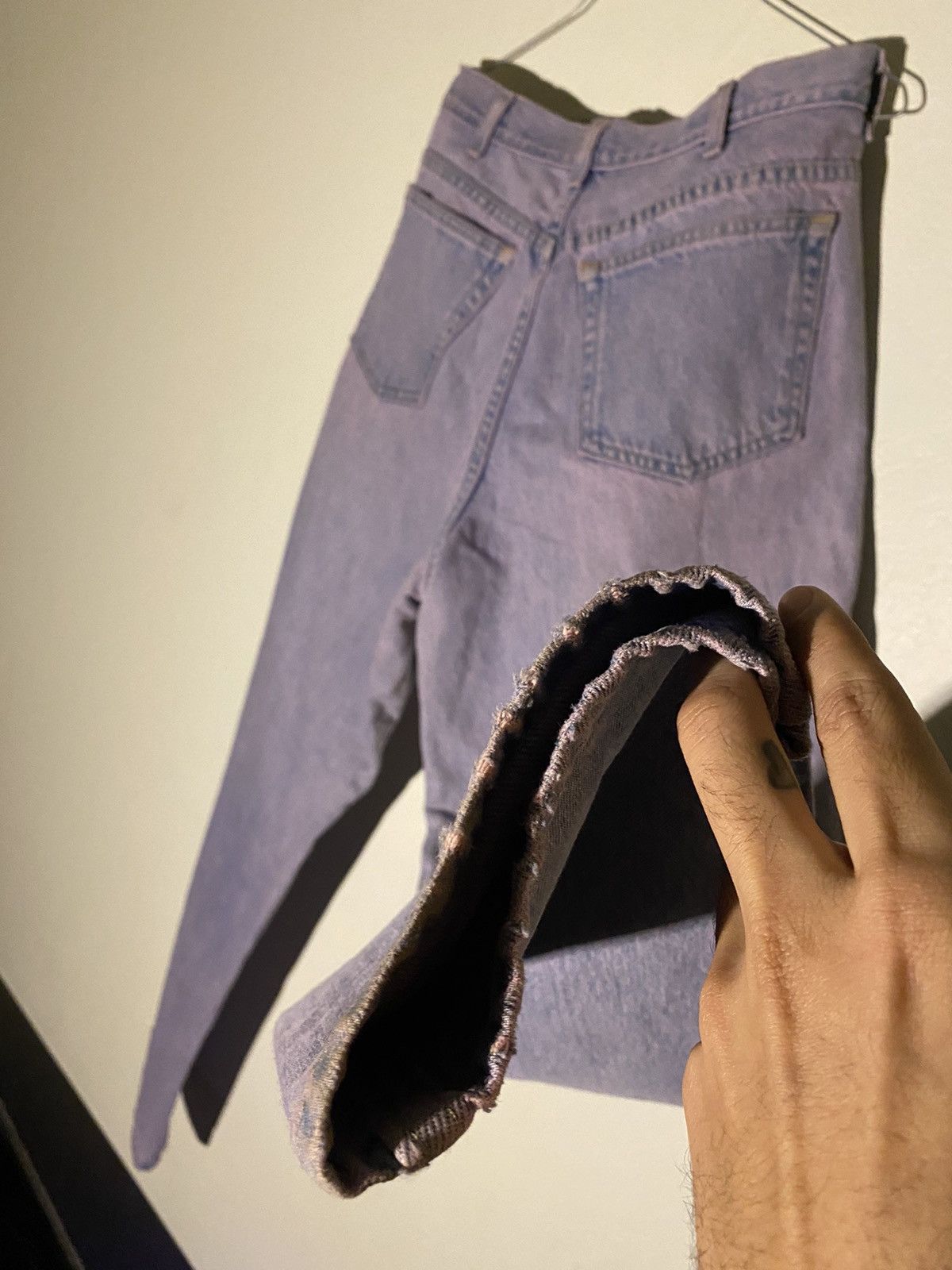 Lands' End Pink Dyed Jeans Size US 34 / EU 50 - 6 Thumbnail