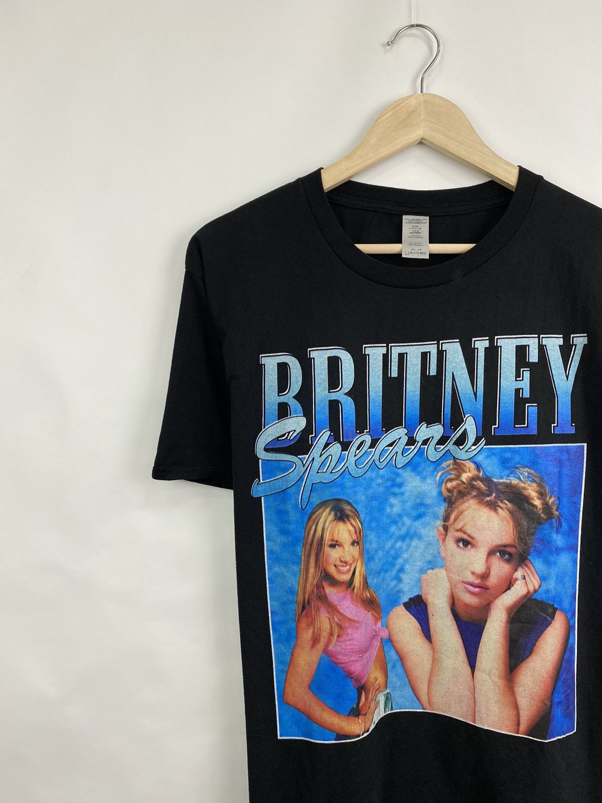 Band Tees × Rap Tees 🇺🇸 Vintage Britney Spears Band Rap T-Shirt Hype Rare Retro Size US L / EU 52-54 / 3 - 2 Thumbnail