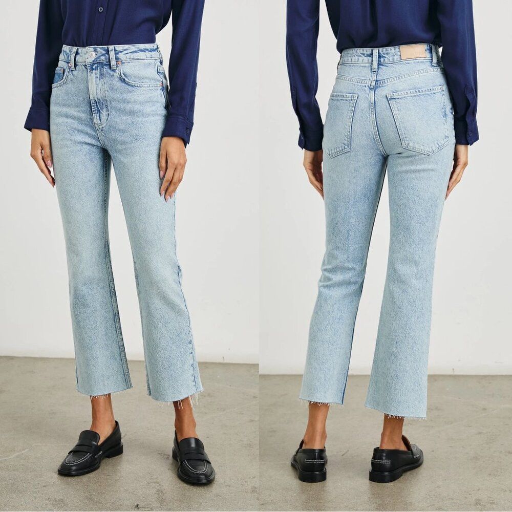 Rails Rails Sunset Crop High Rise Flare Jeans In Snowbird Size 28 Size 28" / US 6 / IT 42 - 2 Thumbnail