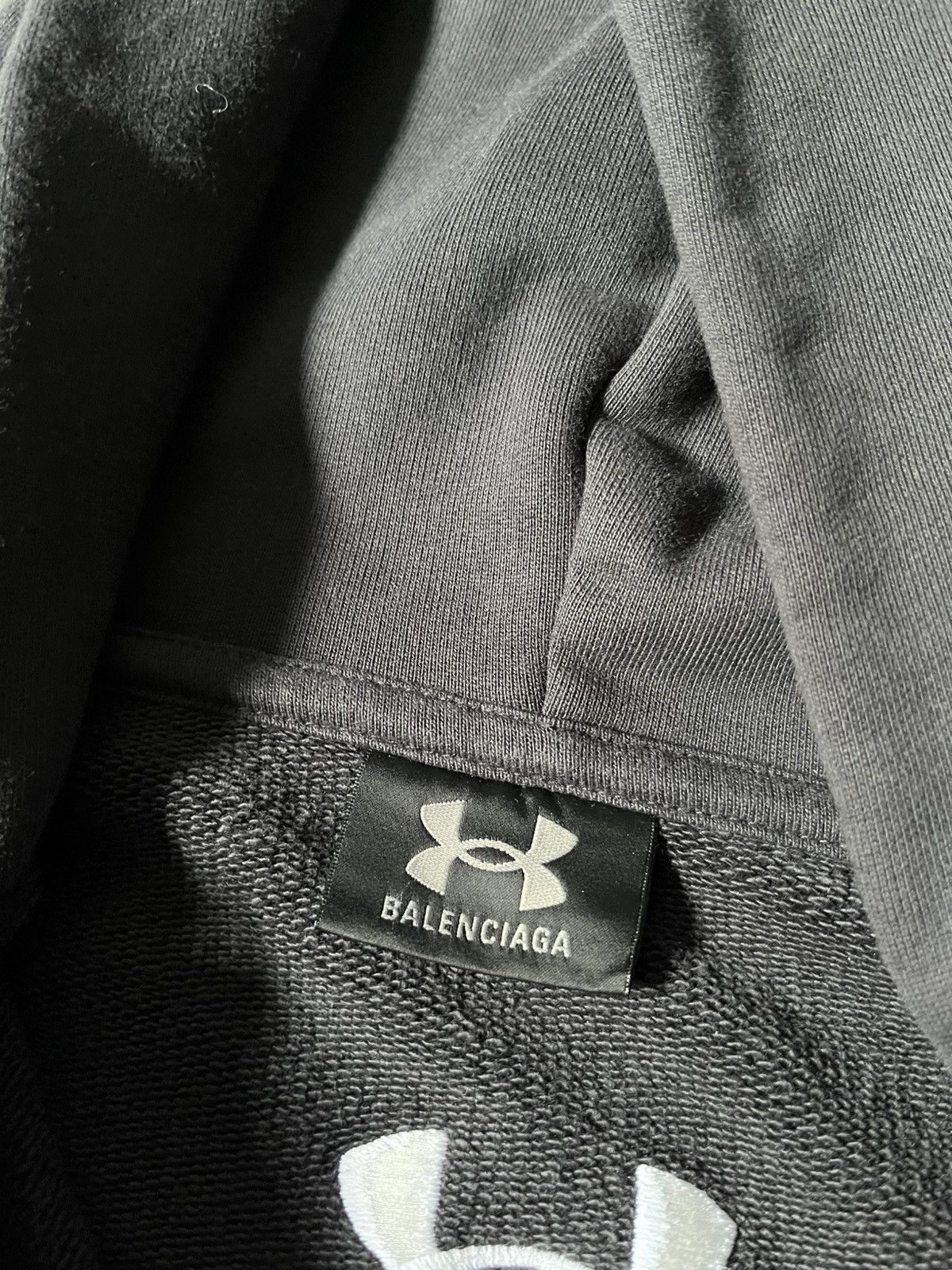 Balenciaga × Under Armour Balenciaga x Under Armour zip up black hoodie Size US S / EU 44-46 / 1 - 6 Thumbnail