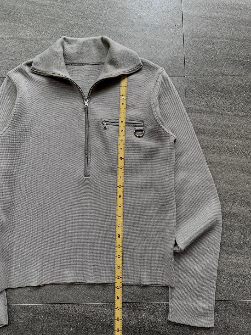 Prada FREE TAX! Halfzip Ribbed Knit Jacket Size US M / EU 48-50 / 2 - 11 Thumbnail